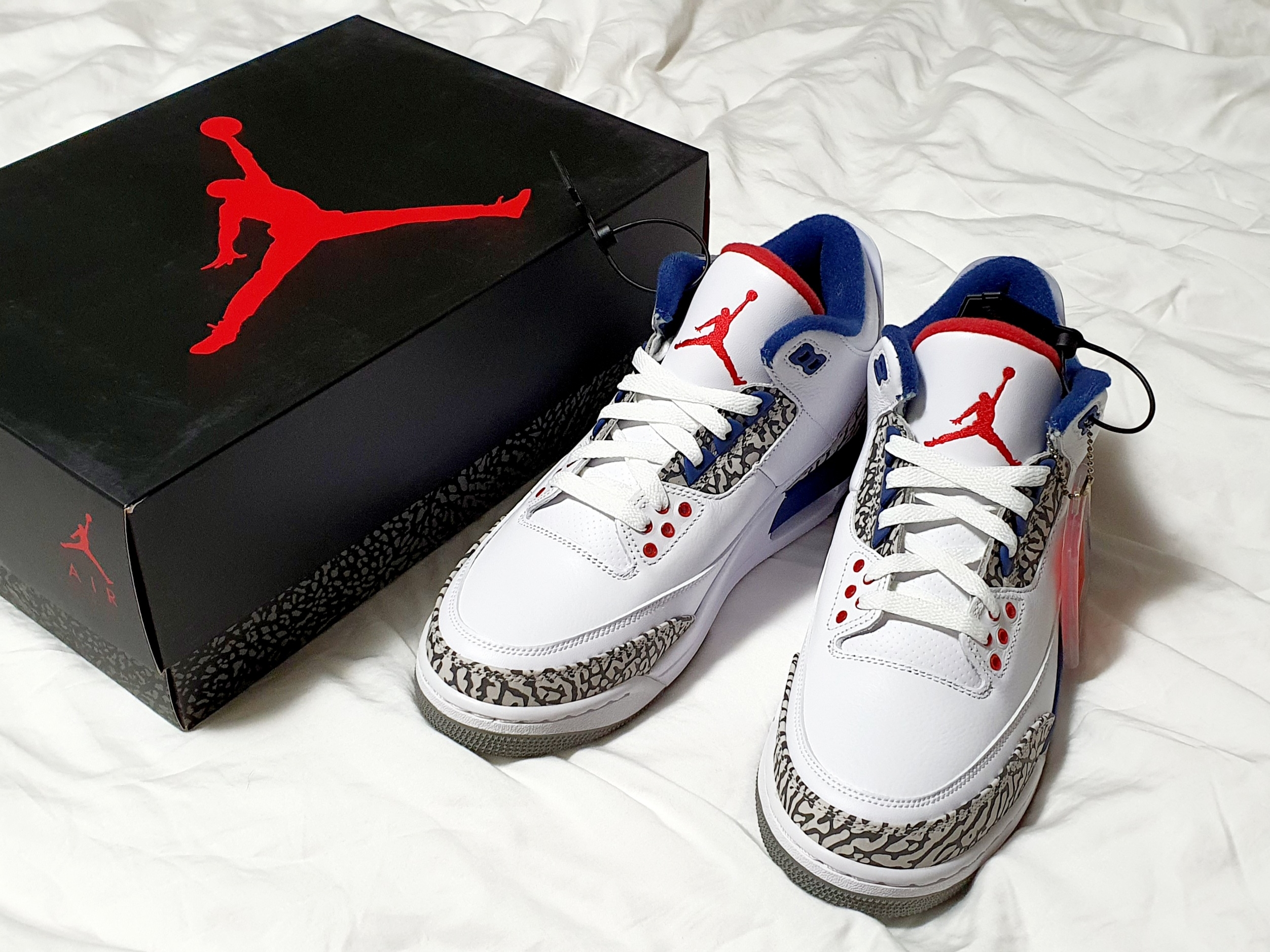 Jordan 3 Retro OG True Blue 2016 착용 스타일 - 3