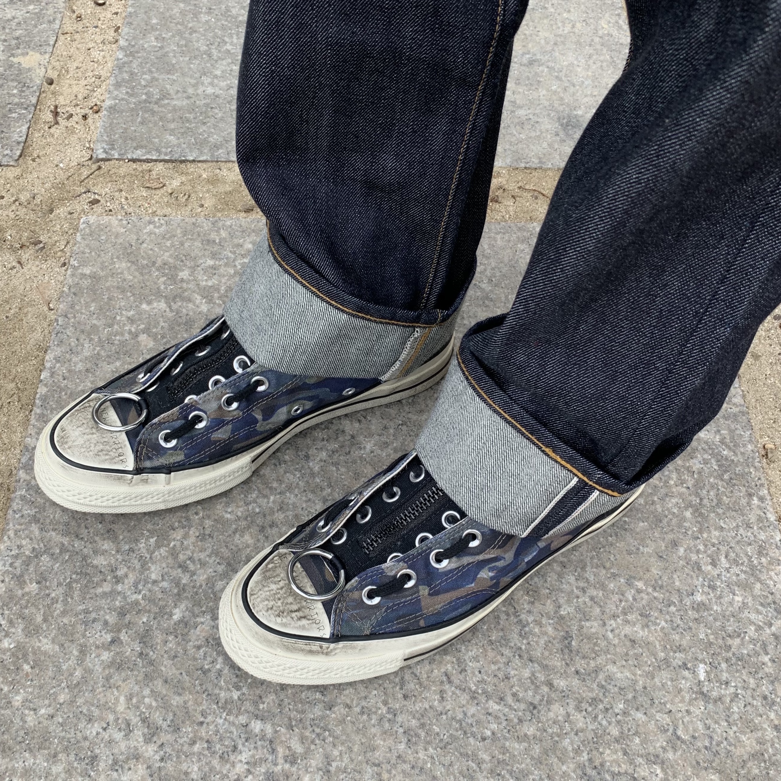 Converse x Undercover Chuck 70 Hi New Warriors Camo 착용 스타일 - 2