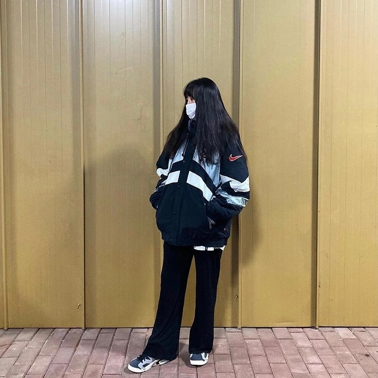 Supreme x Nike Hooded Sport Jacket Silver - 19SS, (W) Jordan 6 Retro Tech Chrome 착용 스타일 - 2