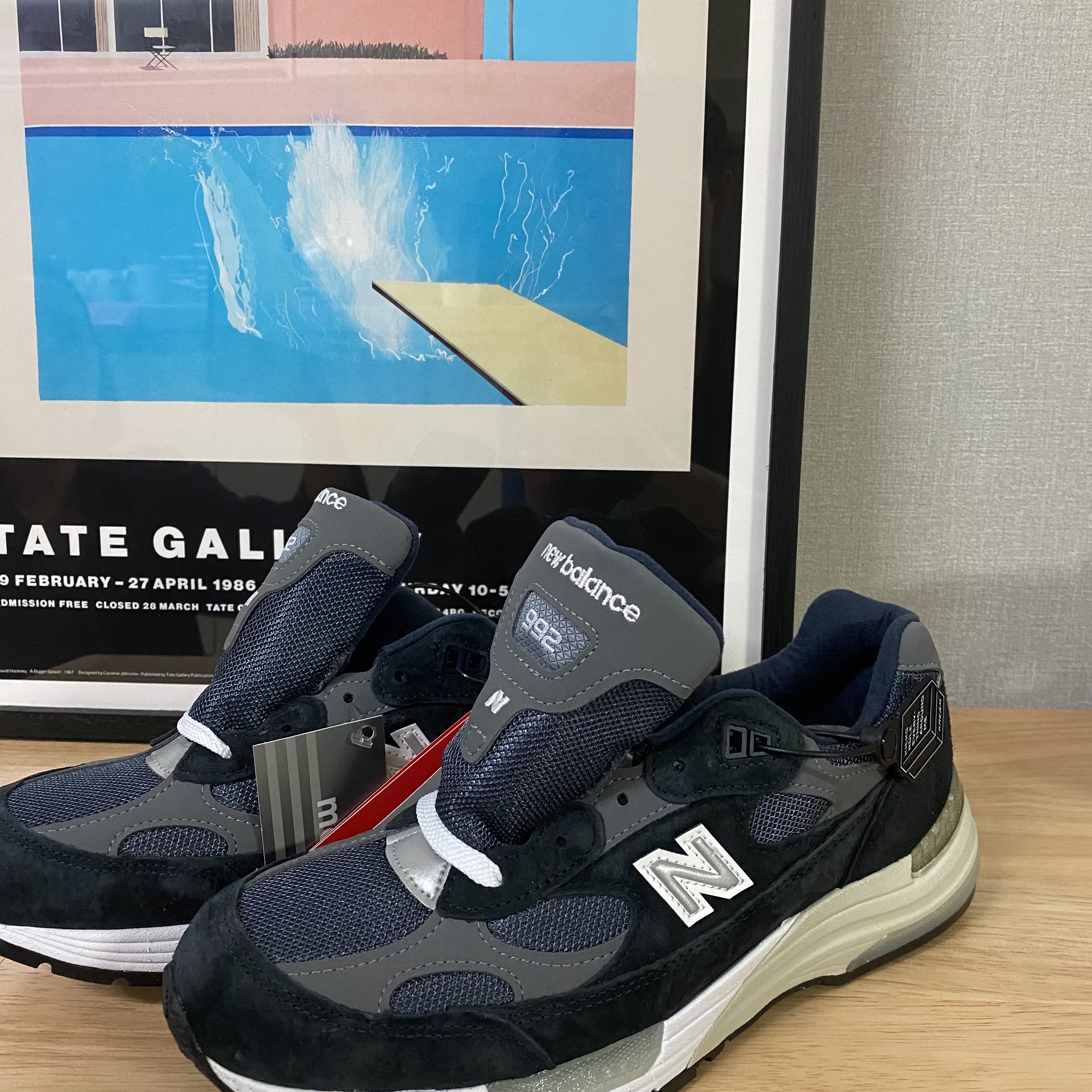 New Balance 992 Made in USA Navy 착용 스타일