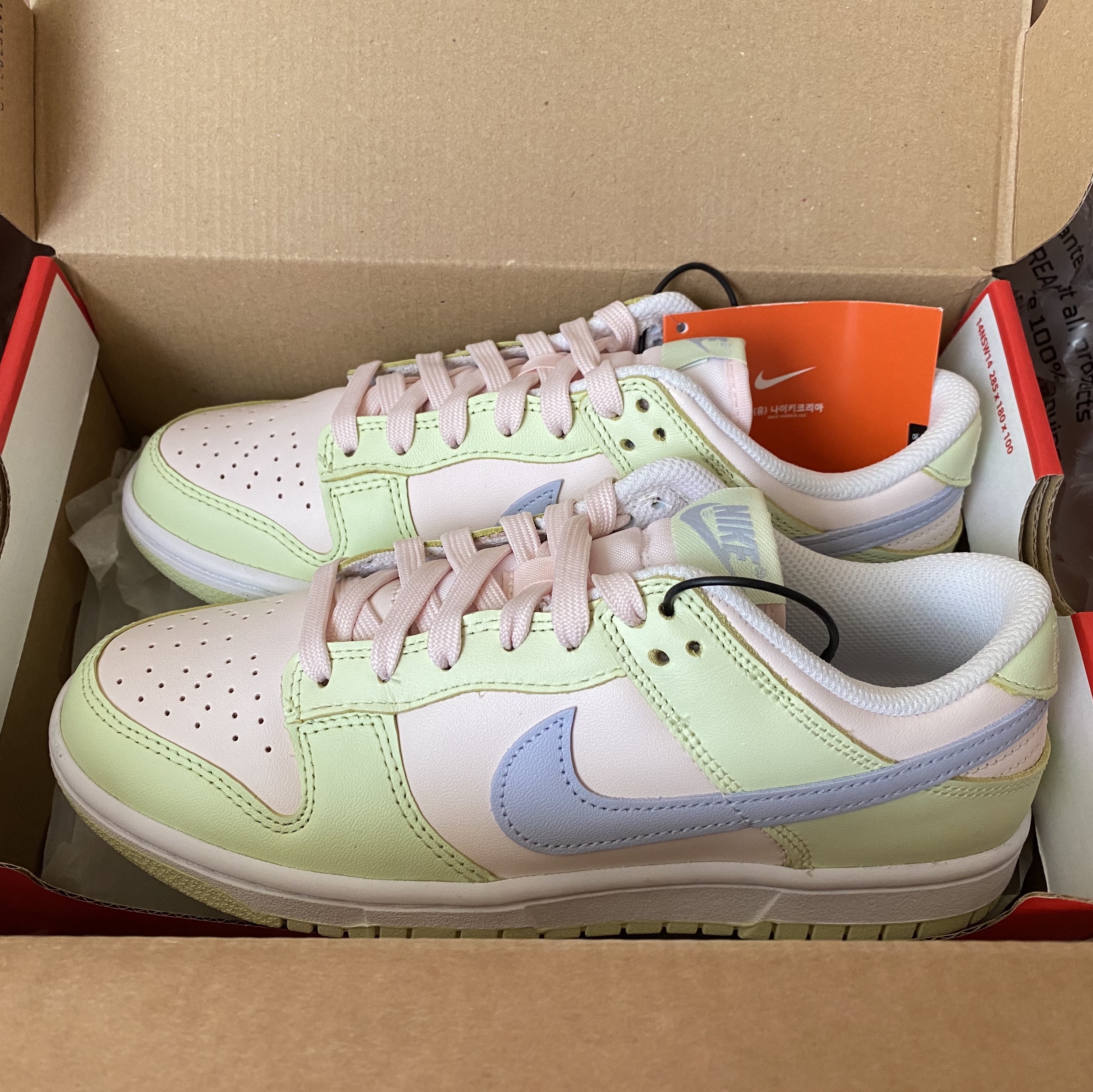(W) Nike Dunk Low Light Soft Pink 착용 스타일