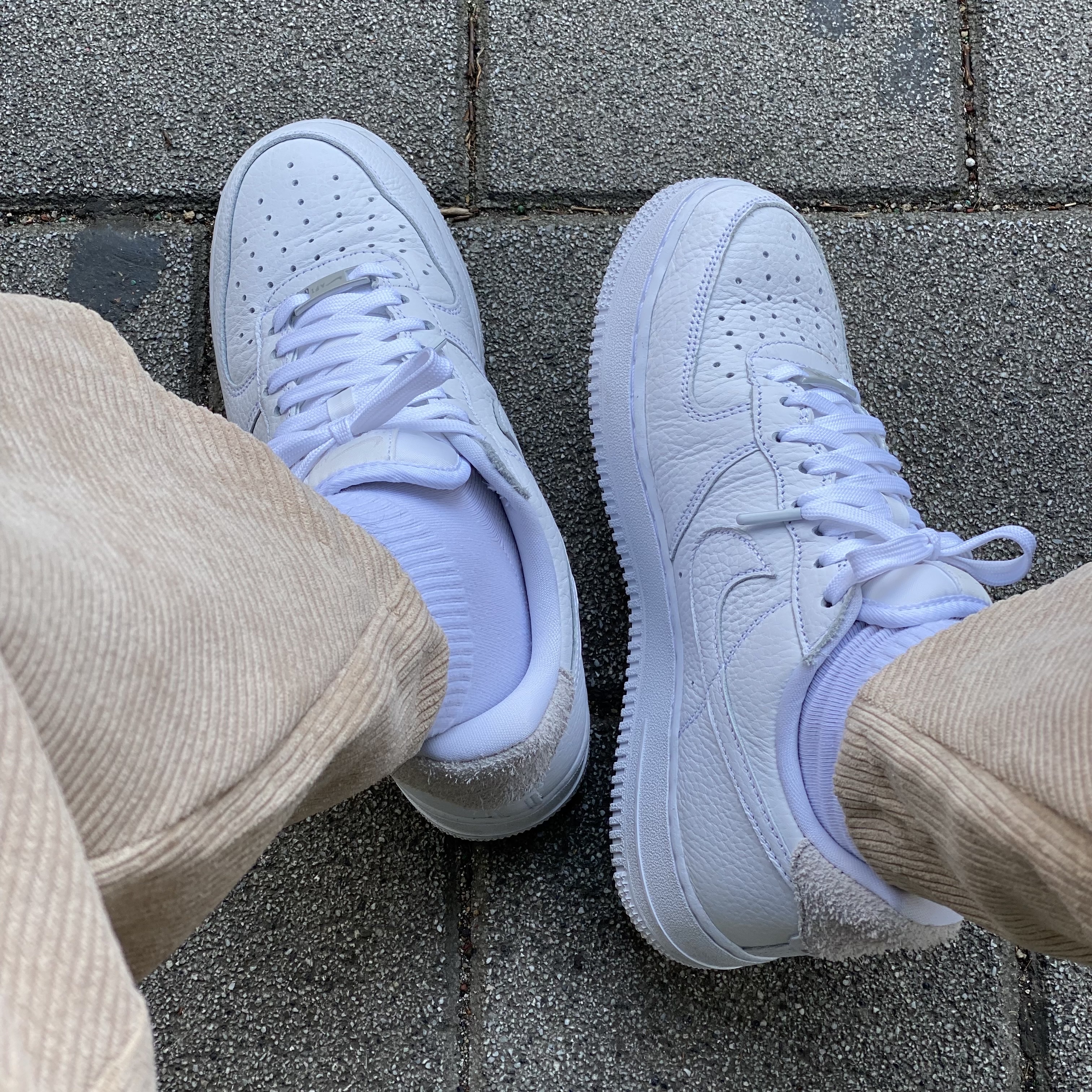 Nike Air Force 1 '07 Craft Vast Grey 착용 스타일