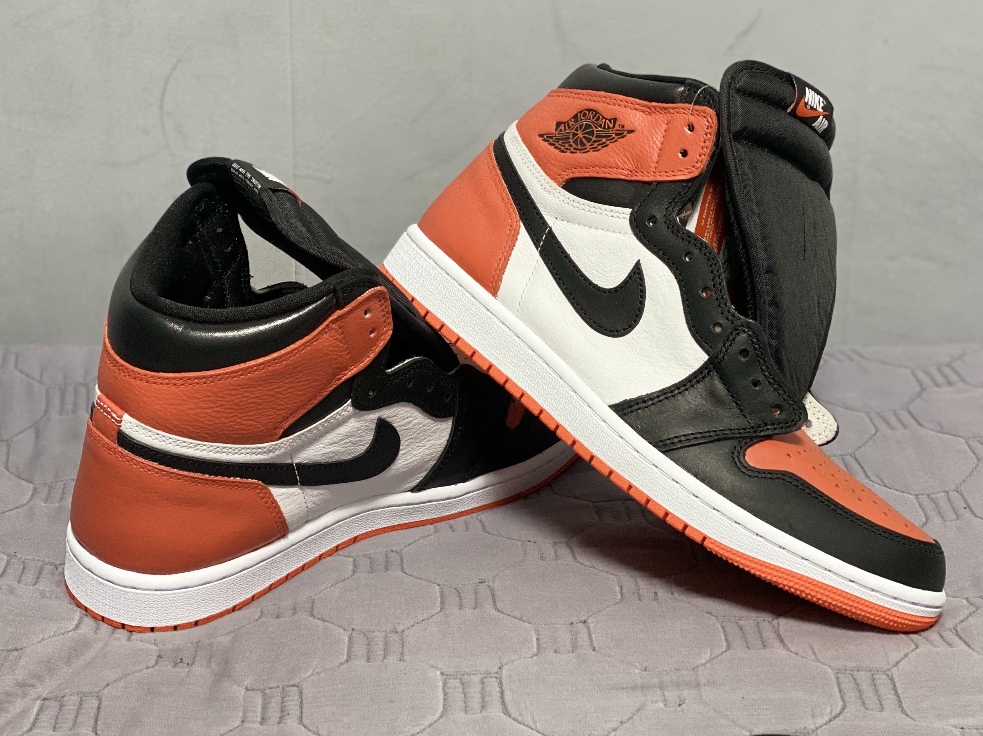 Jordan 1 Retro High OG Electro Orange, (GS) Jordan 1 Retro High OG Electro Orange 착용 스타일