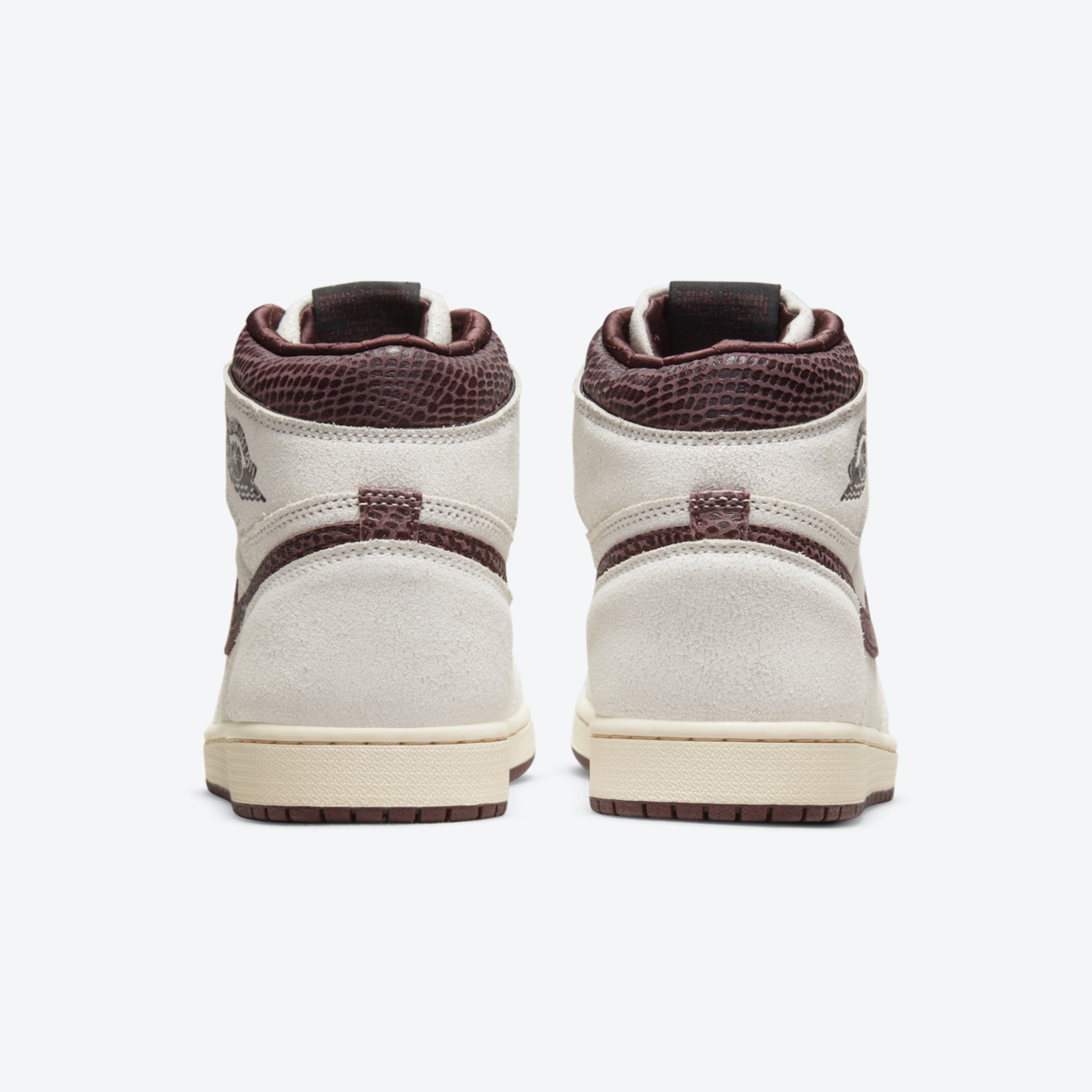 Jordan 1 x A Ma Maniere Retro High OG SP Sail and Burgundy, (PS) Jordan 1 x A Ma Maniere Retro High OG SP Burgundy and Sail 착용 스타일 - 5