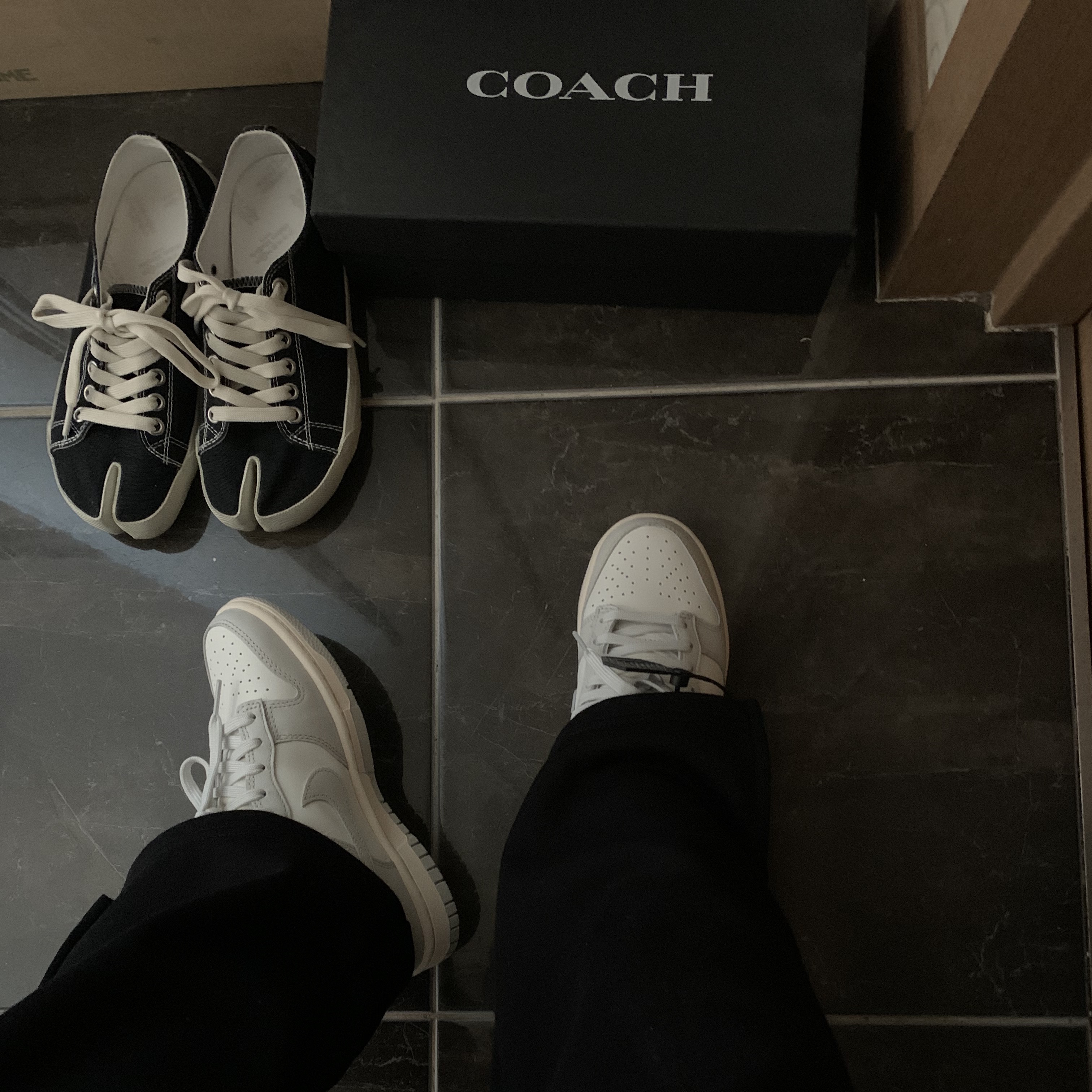 (W) Nike Dunk Low Light Bone 착용 스타일
