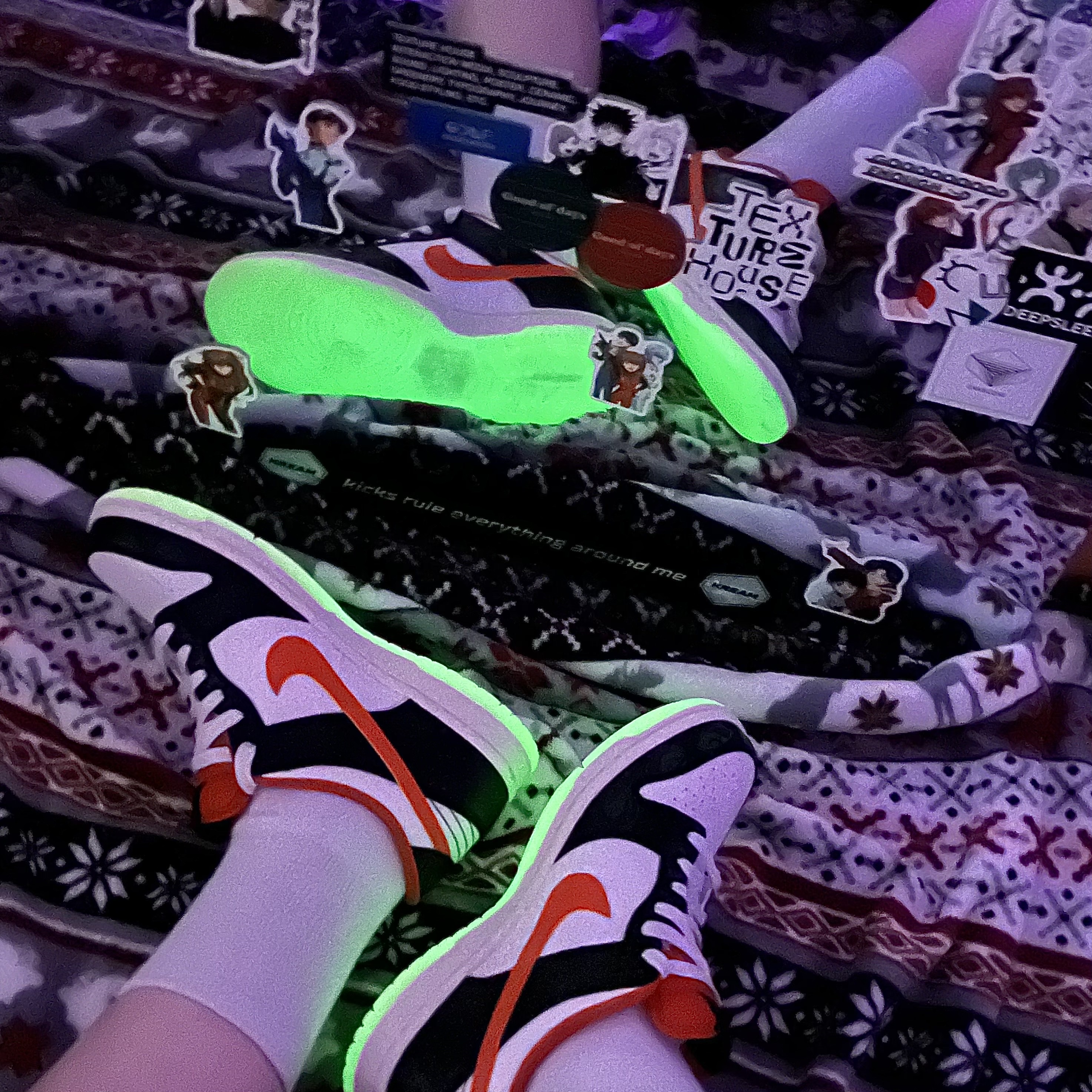Nike Dunk Low Retro PRM Halloween, (GS) Nike Dunk Low PRM Halloween 착용 스타일