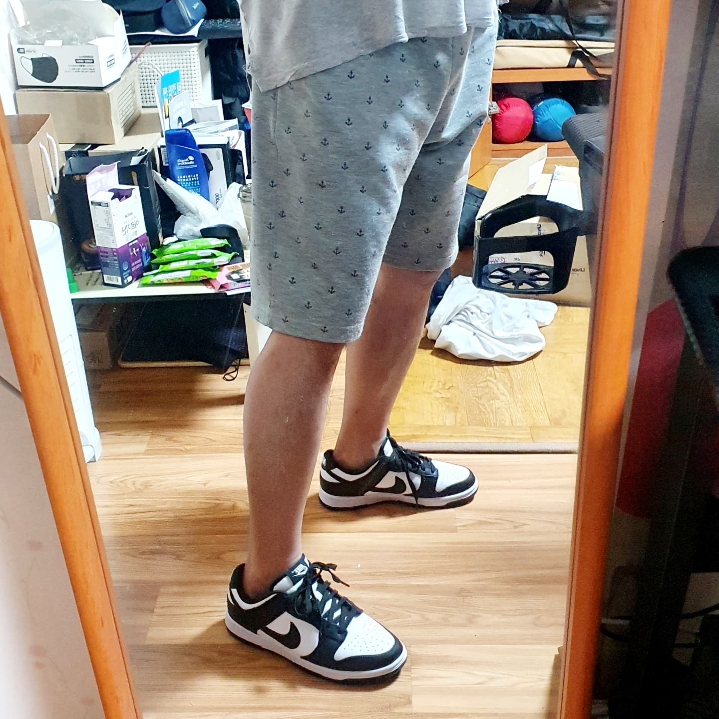 Nike Dunk Low Retro Black 착용 스타일 - 4