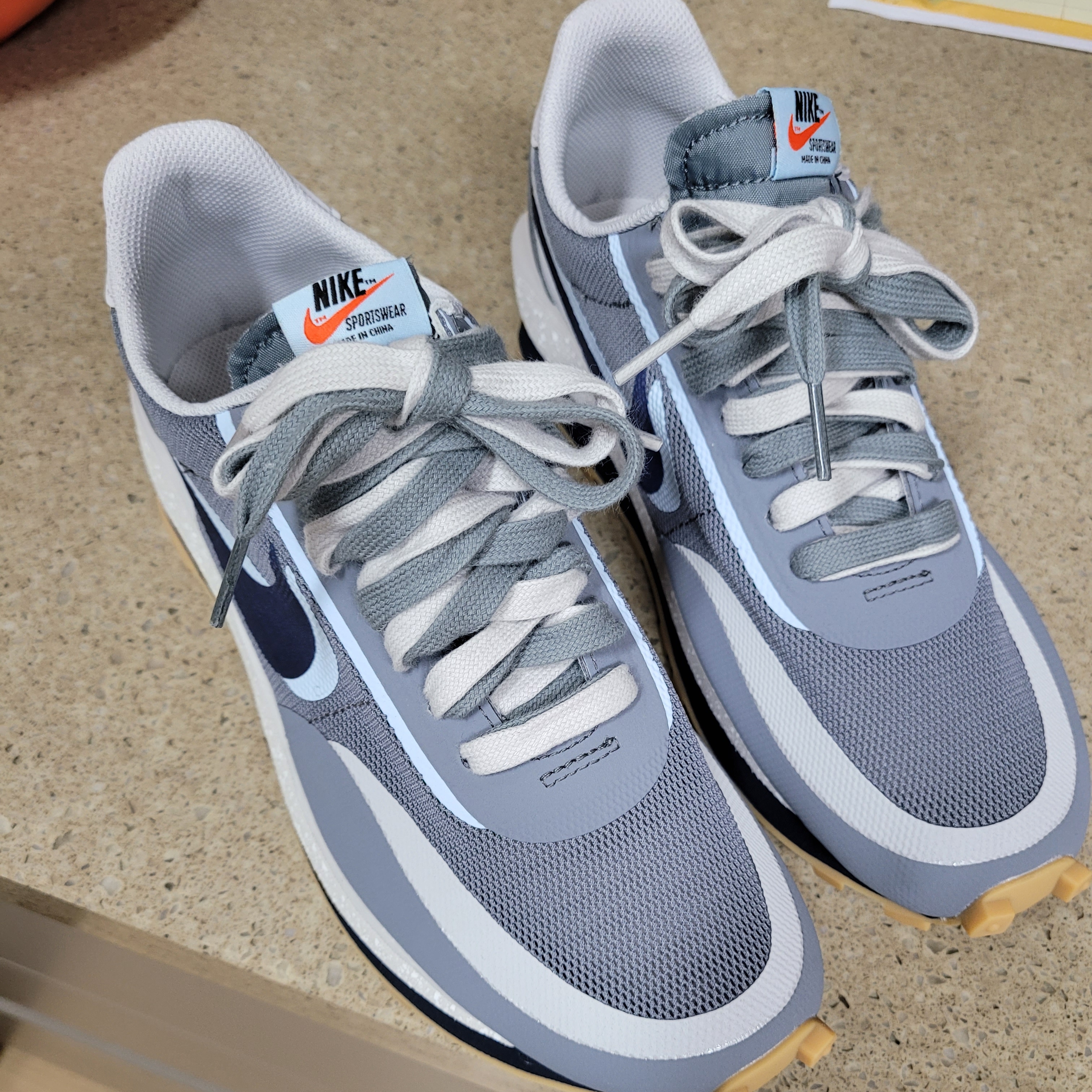 Nike x Sacai x Clot LDWaffle Cool Grey 착용 스타일