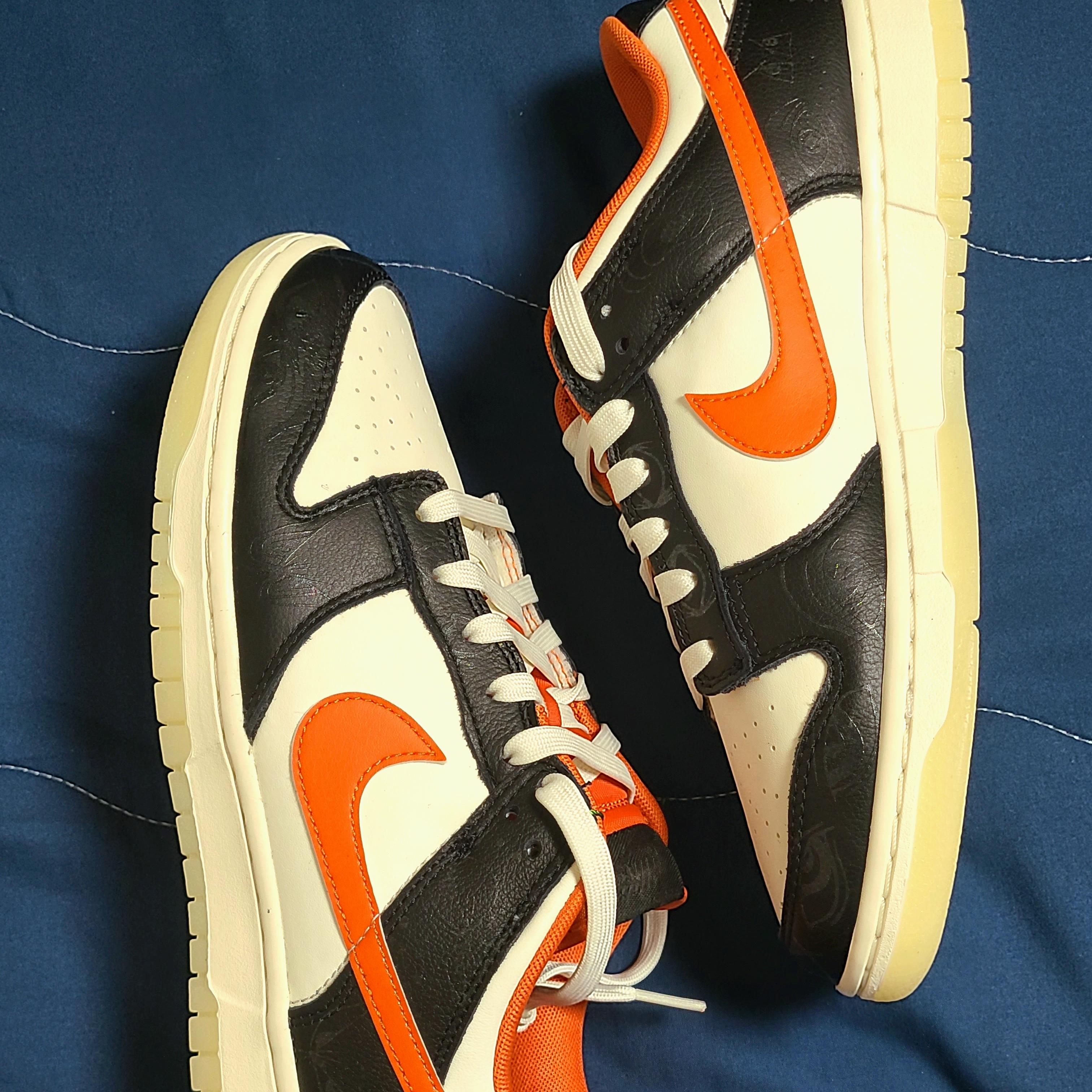 Nike Dunk Low Retro PRM Halloween, (GS) Nike Dunk Low PRM Halloween 착용 스타일 - 2