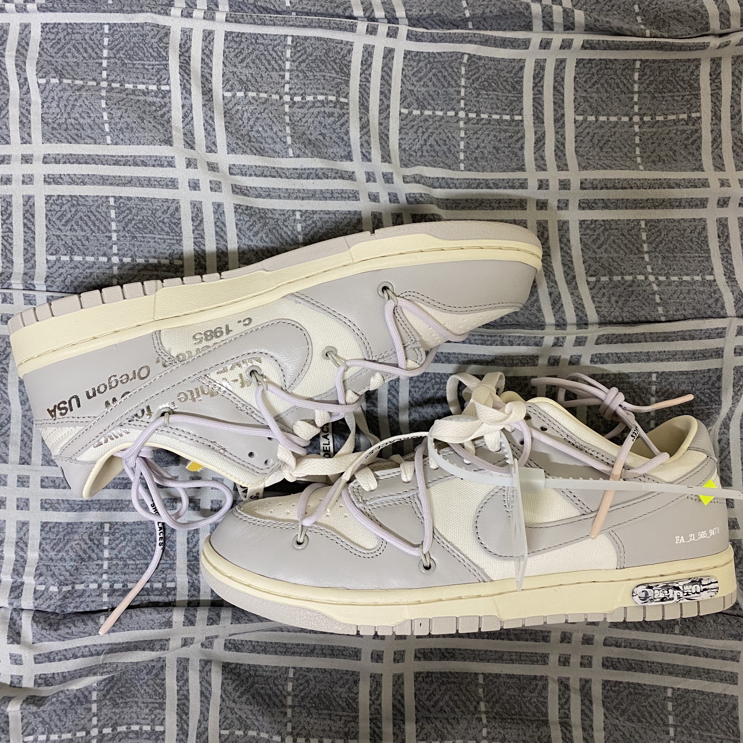 Nike x Off-White Dunk Low The 50 - Lot 49 착용 스타일
