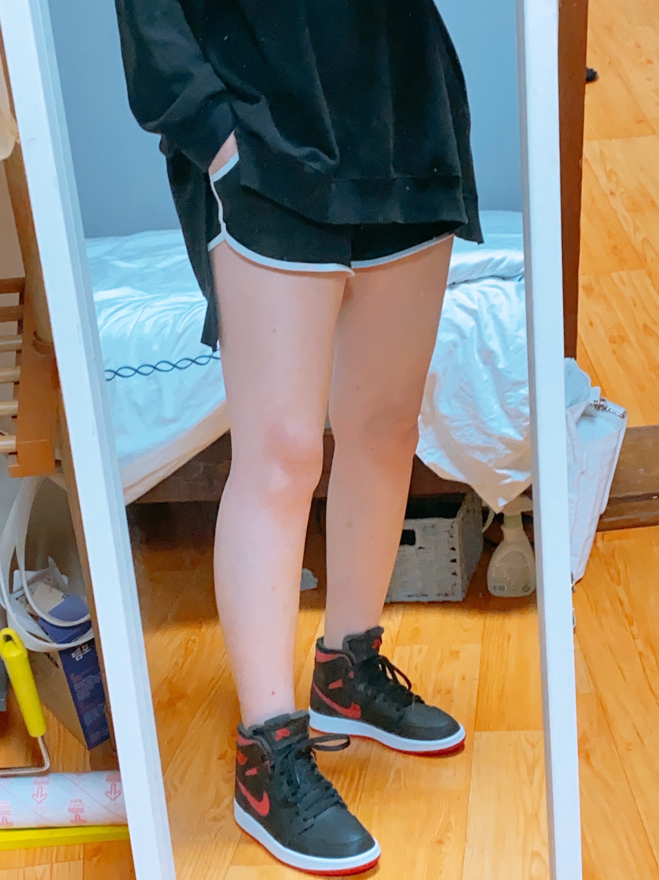 (W) Jordan 1 Zoom Air CMFT Bred 착용 스타일 - 2