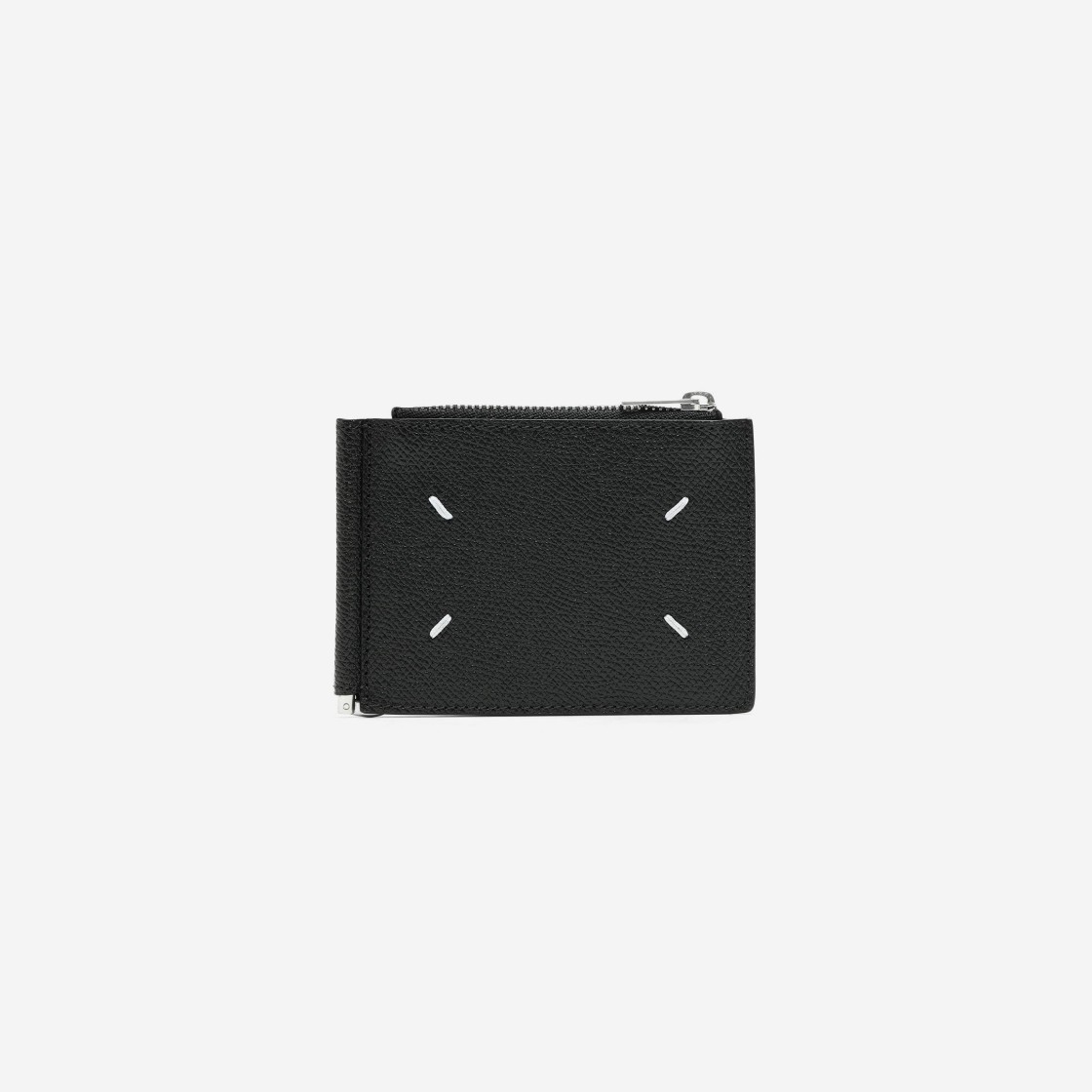 Maison Margiela Money Clip Leather Wallet Black 상세 이미지 1