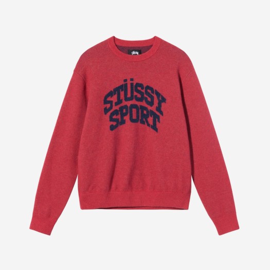 스투시 스포츠 스웨터 레드