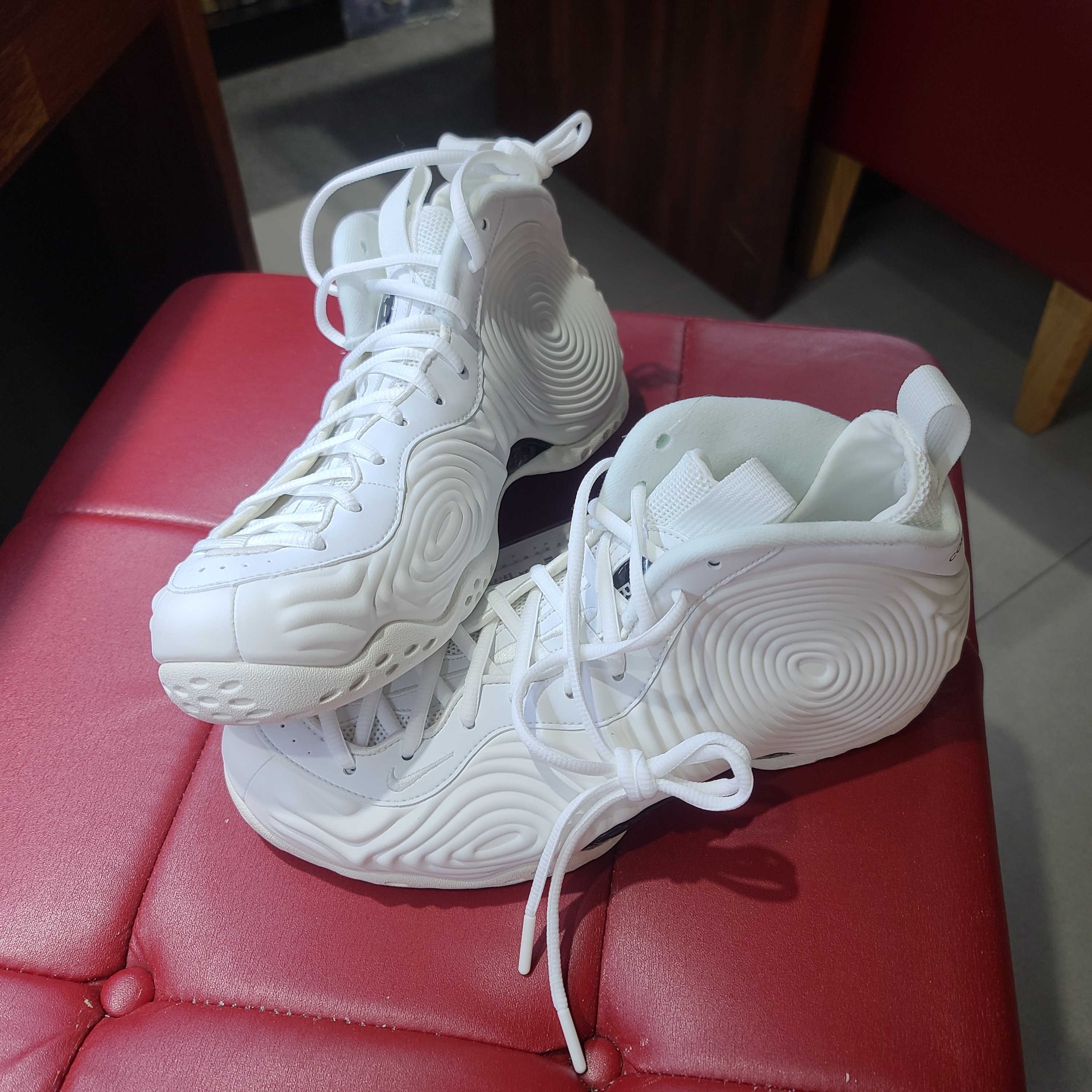 Nike x Comme des Garcons Homme Plus Air Foamposite One White 착용 스타일