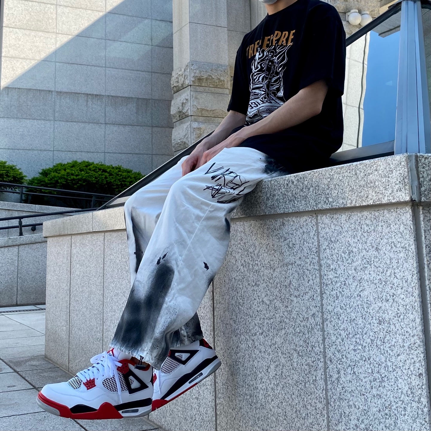 Jordan 4 Retro OG Fire Red 2020 착용 스타일