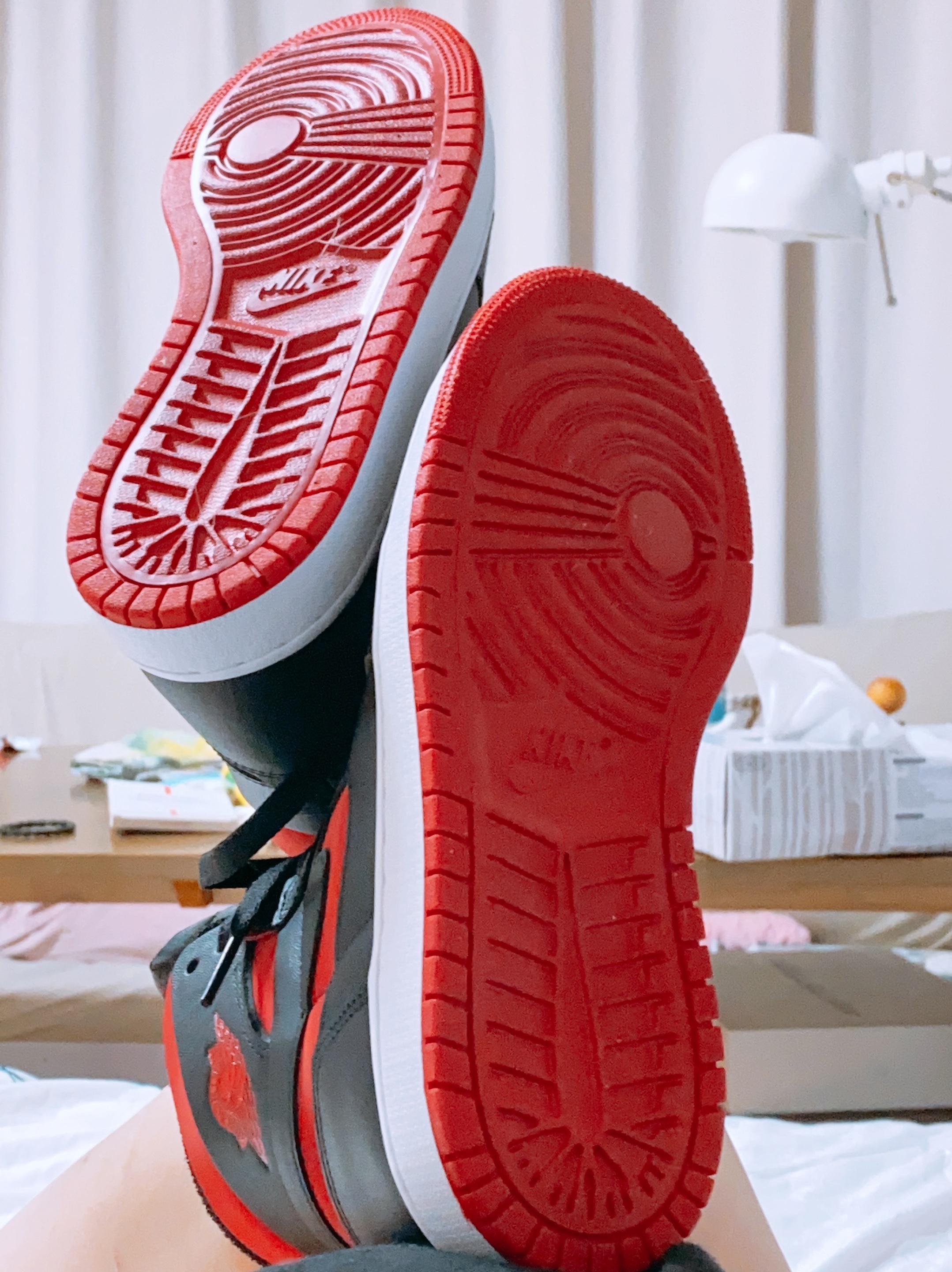 (W) Jordan 1 Zoom Air CMFT Bred 착용 스타일 - 5