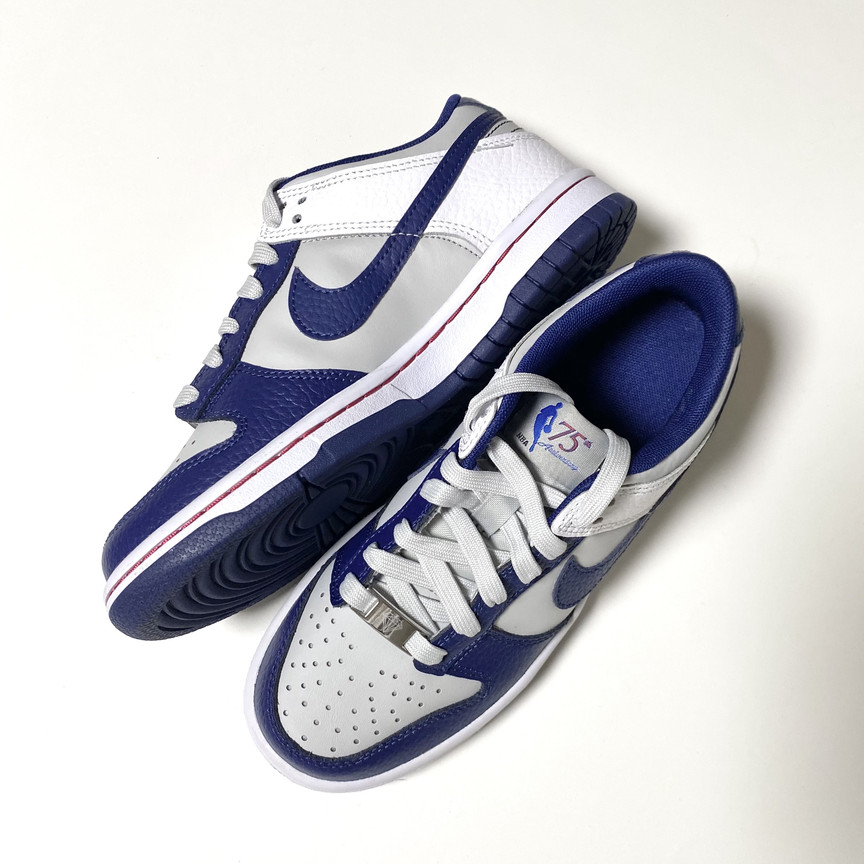 (GS) Nike x NBA Dunk Low Nets, Nike x NBA Dunk Low Retro EMB Nets 착용 스타일 - 1