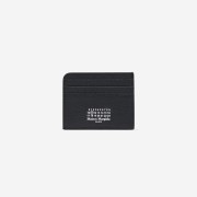 Maison Margiela Numbers Logo Grainy Leather Card Holder Black