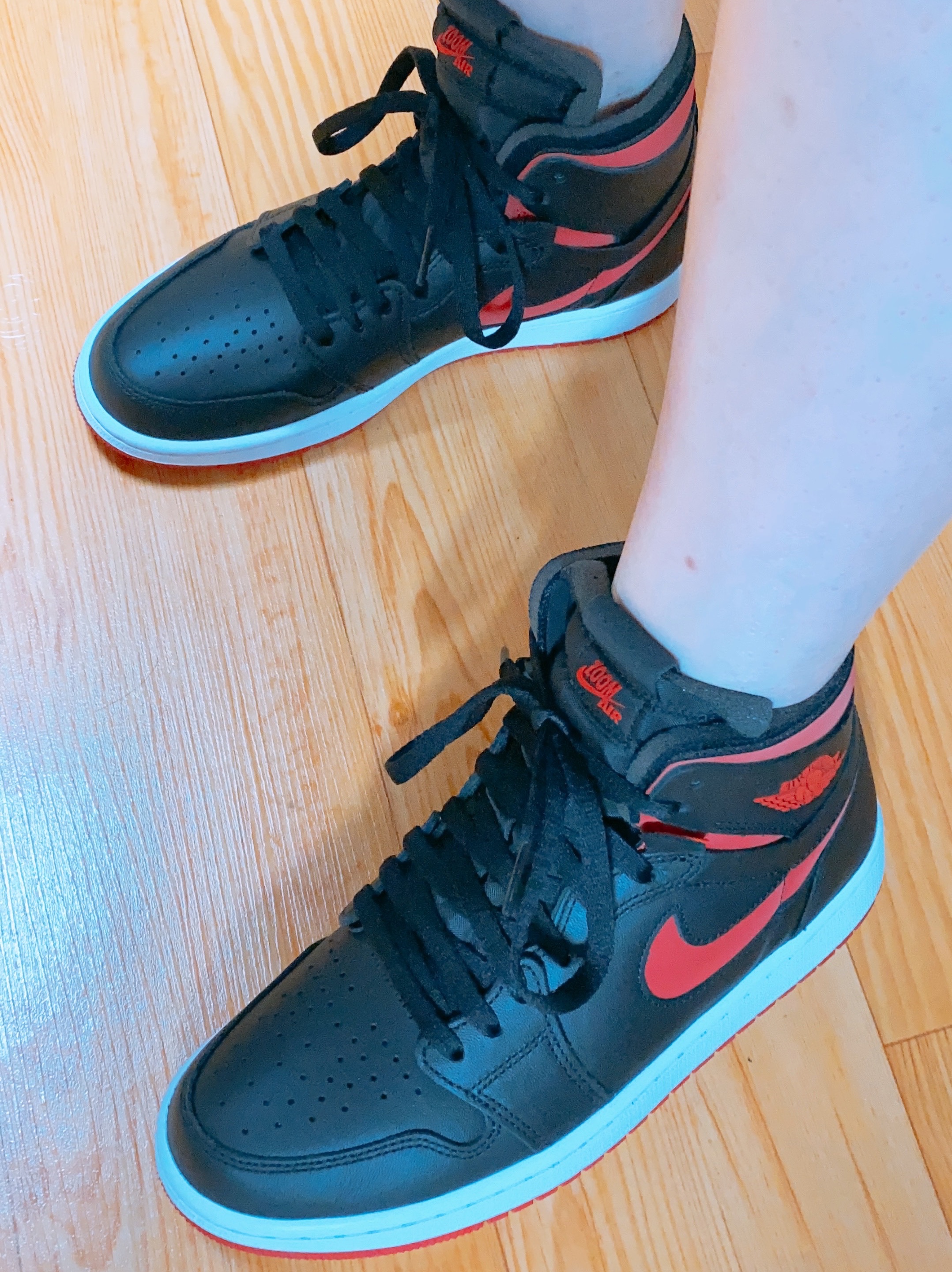 (W) Jordan 1 Zoom Air CMFT Bred 착용 스타일 - 4