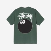 Stussy 8 Ball Pigment Dyed T-Shirt Pine - 21FW