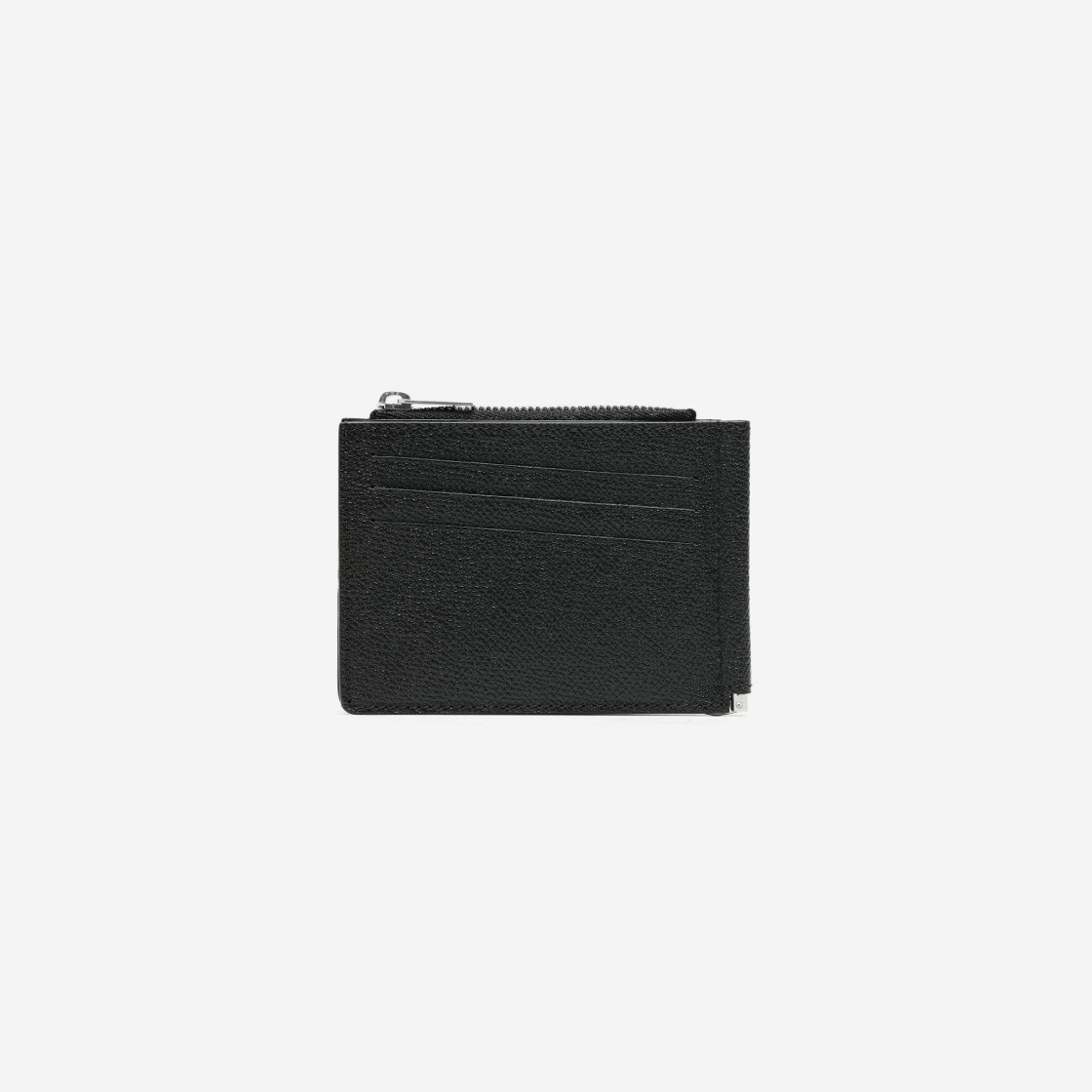 Maison Margiela Money Clip Leather Wallet Black 상세 이미지 3