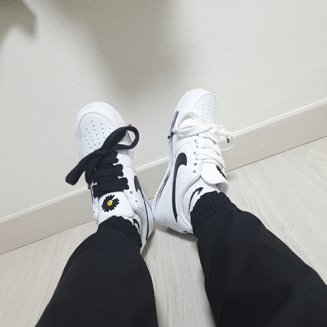 Nike x Peaceminusone Air Force 1 Low Para-Noise 2.0 착용 스타일 - 2