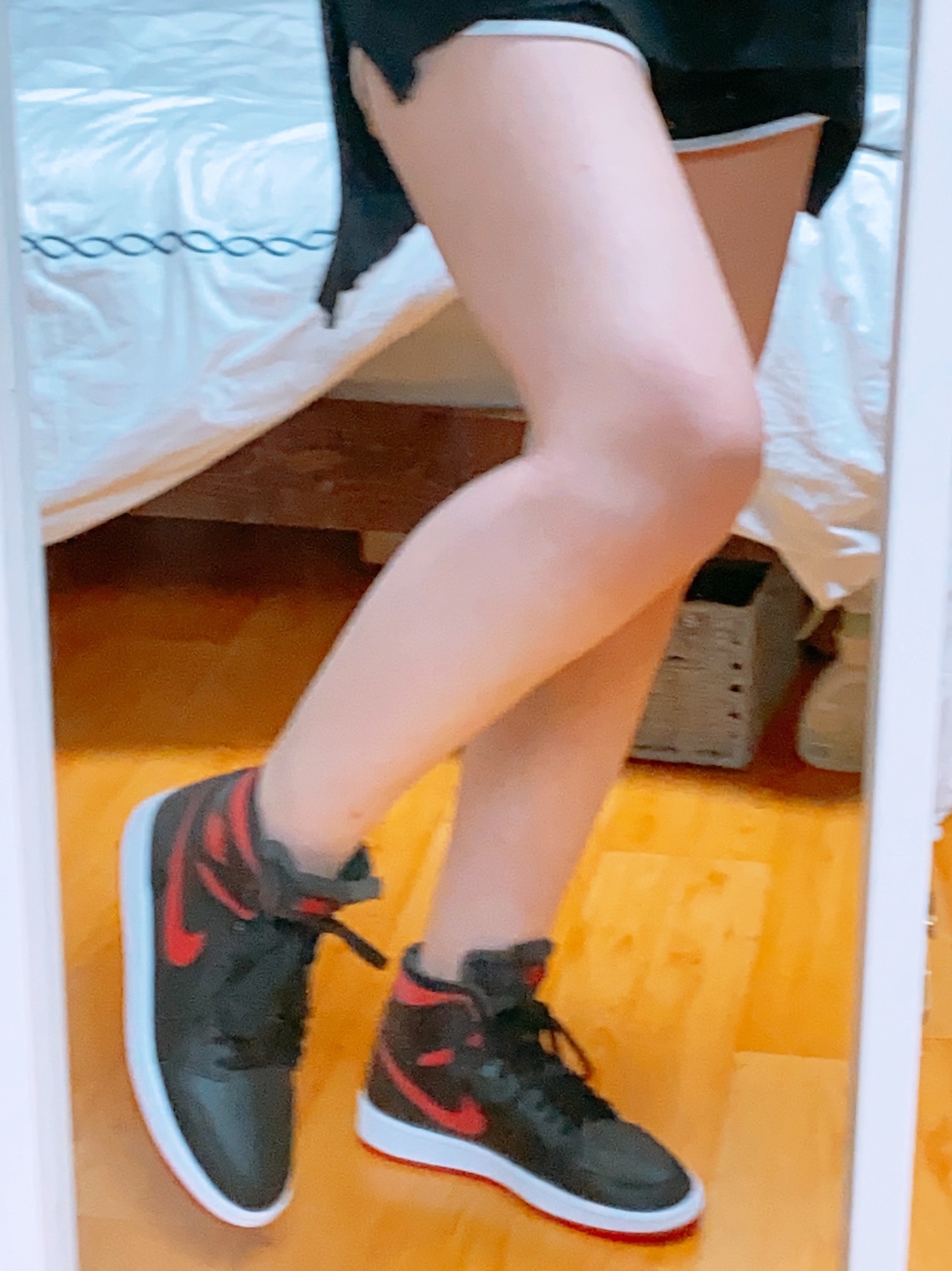 (W) Jordan 1 Zoom Air CMFT Bred 착용 스타일 - 1