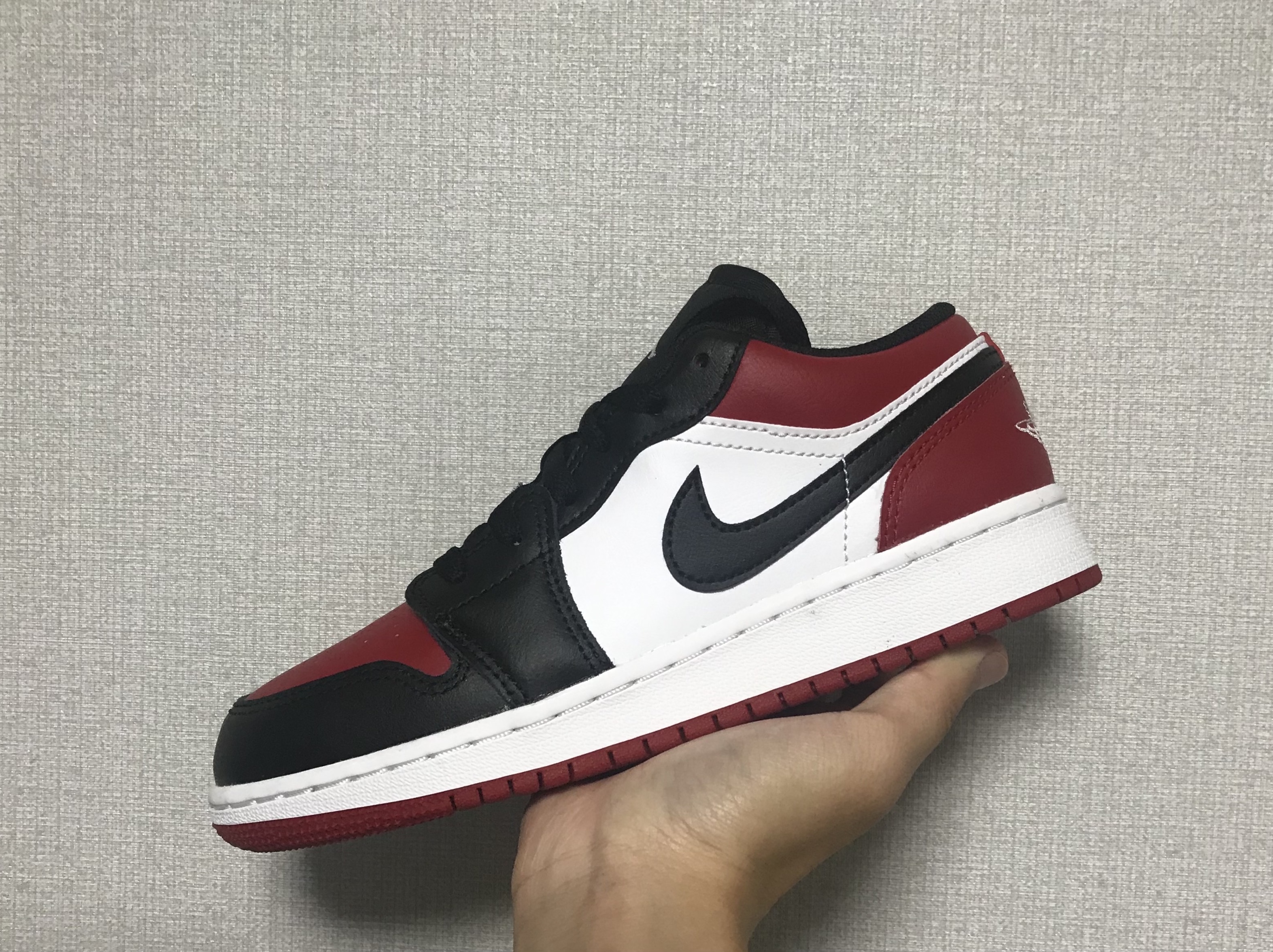 (GS) Jordan 1 Low Bred Toe 착용 스타일