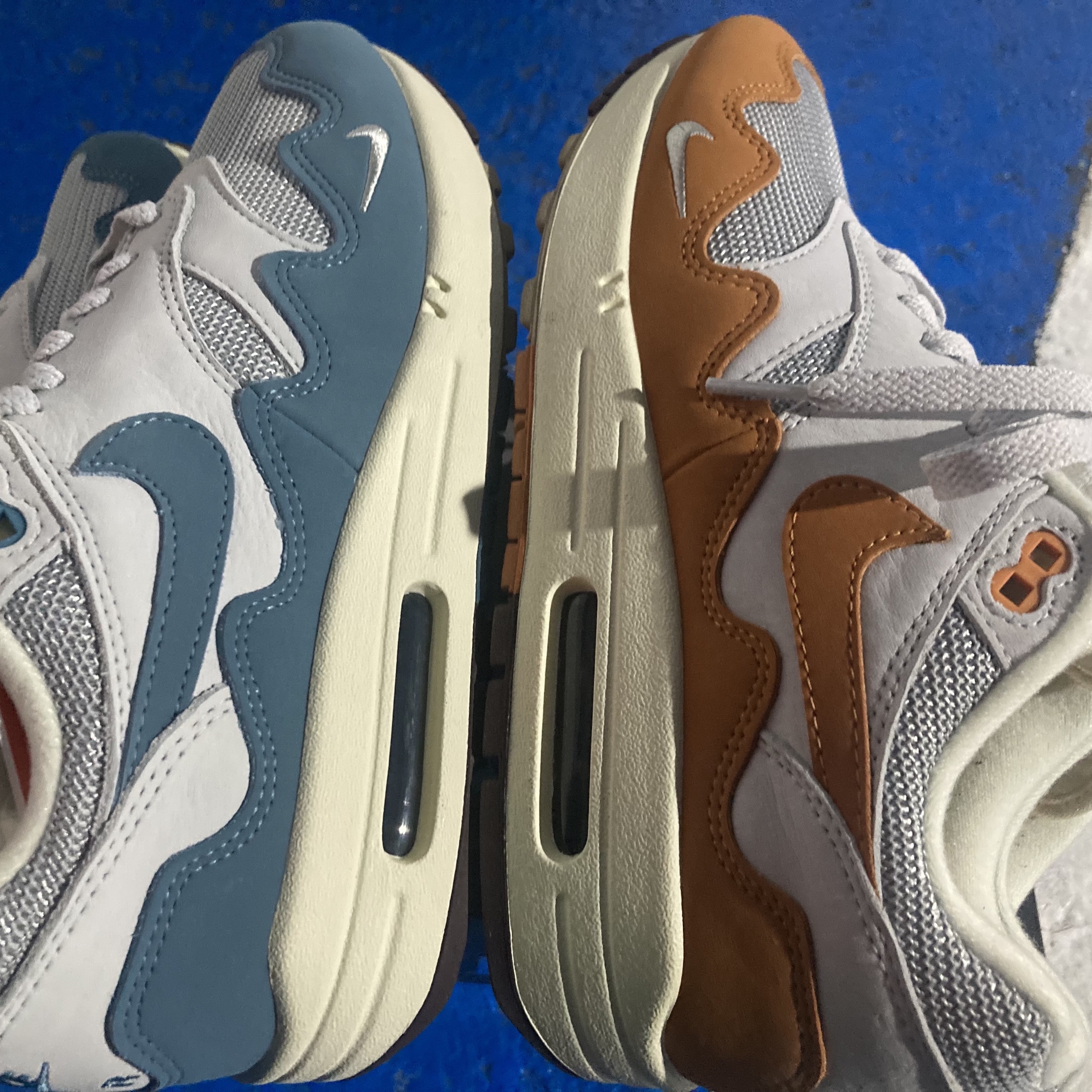 Nike x Patta Air Max 1 Noise Aqua, Nike x Patta Air Max 1 Monarch 착용 스타일 - 2