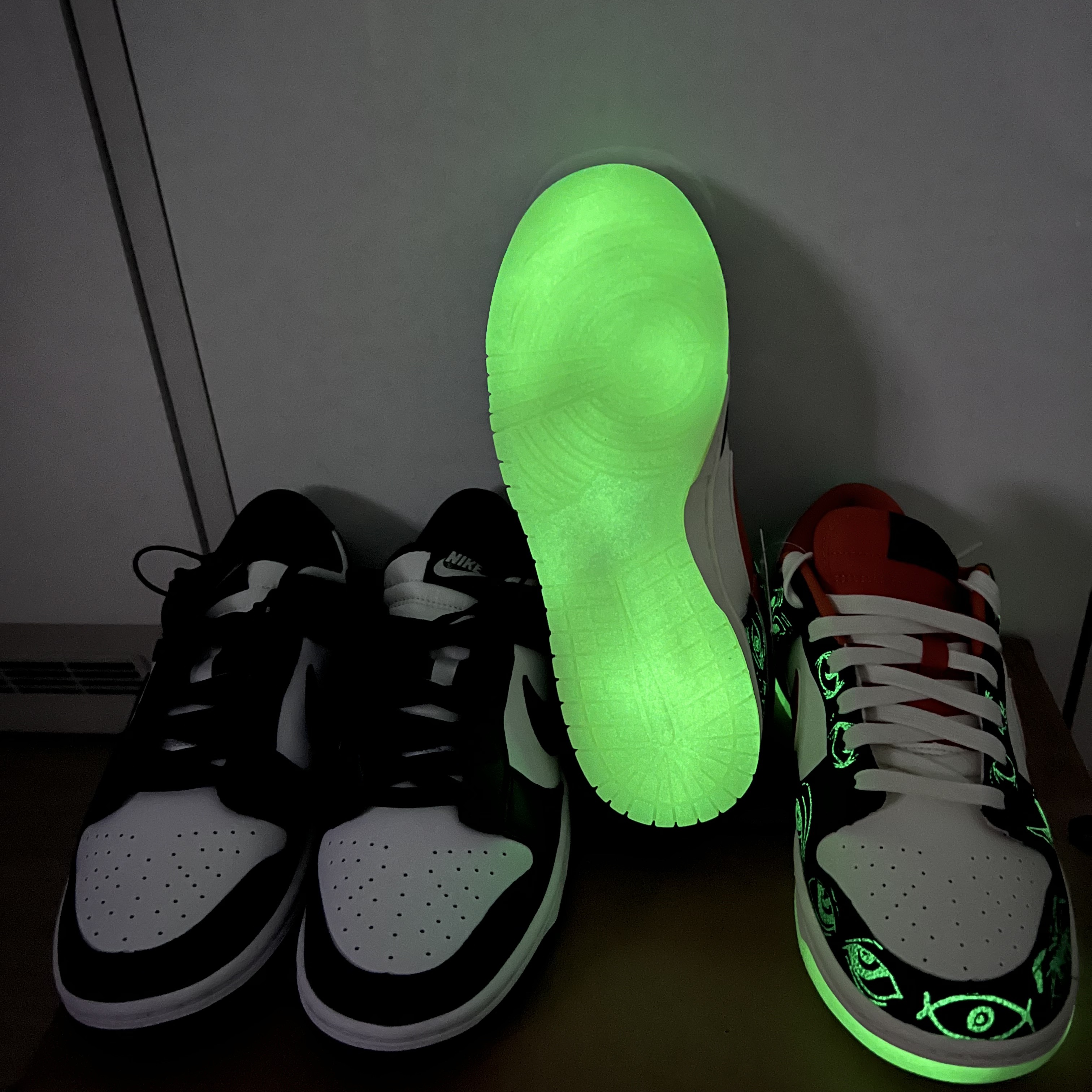 Nike Dunk Low Retro Black, Nike Dunk Low Retro PRM Halloween 착용 스타일 - 4