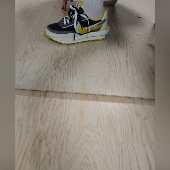 Nike x Sacai x Undercover LDWaffle Black Bright Citron 착용 스타일 - 3