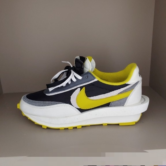 Nike x Sacai x Undercover LDWaffle Black Bright Citron 착용 스타일 - 1