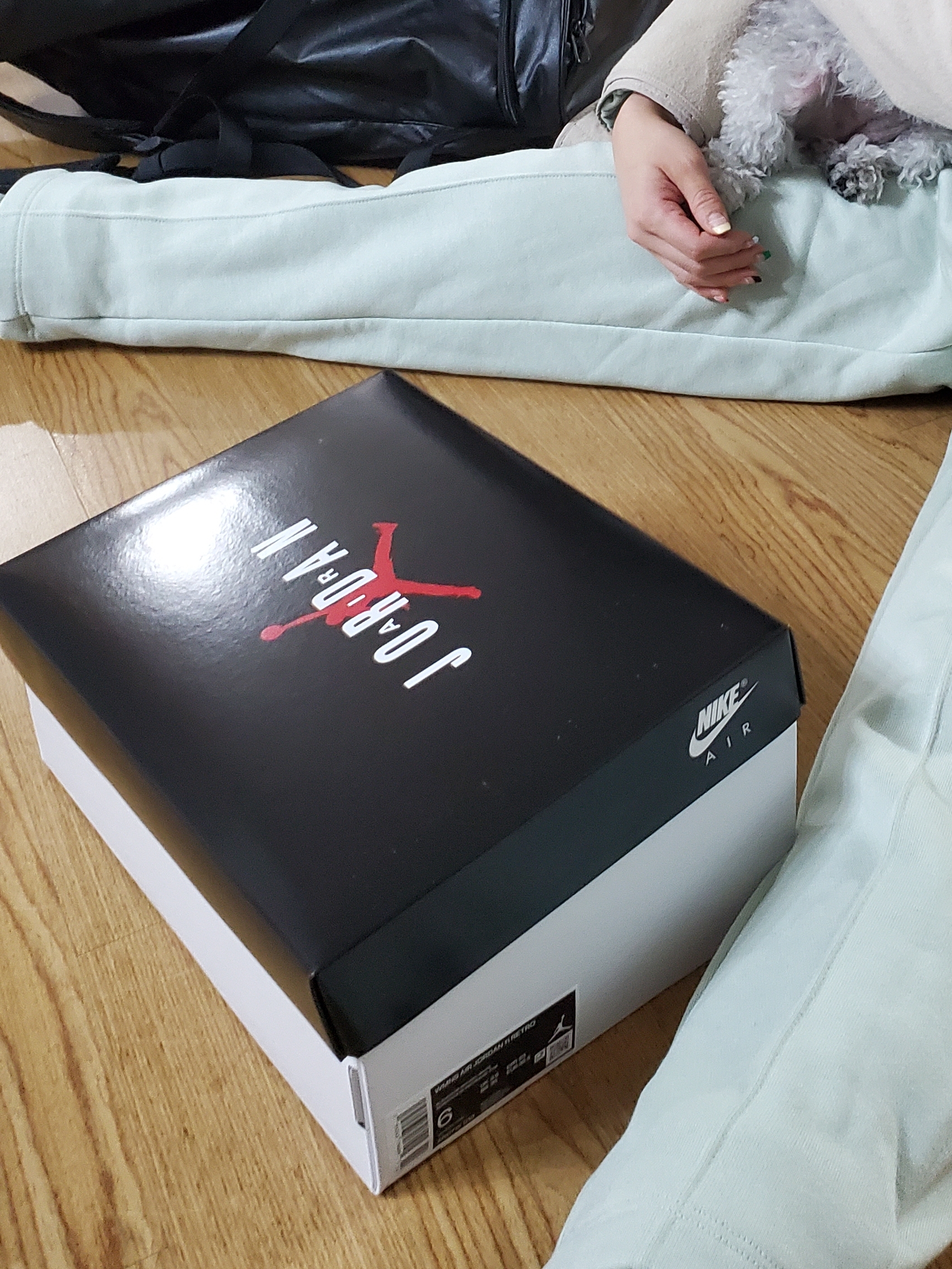 (W) Jordan 11 Retro Animal Instinct Black White 착용 스타일 - 2