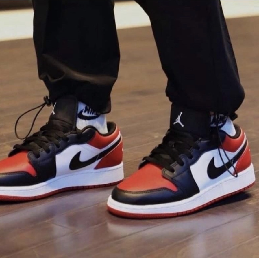(GS) Jordan 1 Low Bred Toe, Jordan 1 Low Bred Toe 착용 스타일 - 5