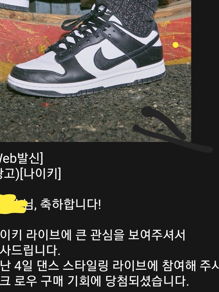 Nike Dunk Low Retro Black 착용 스타일