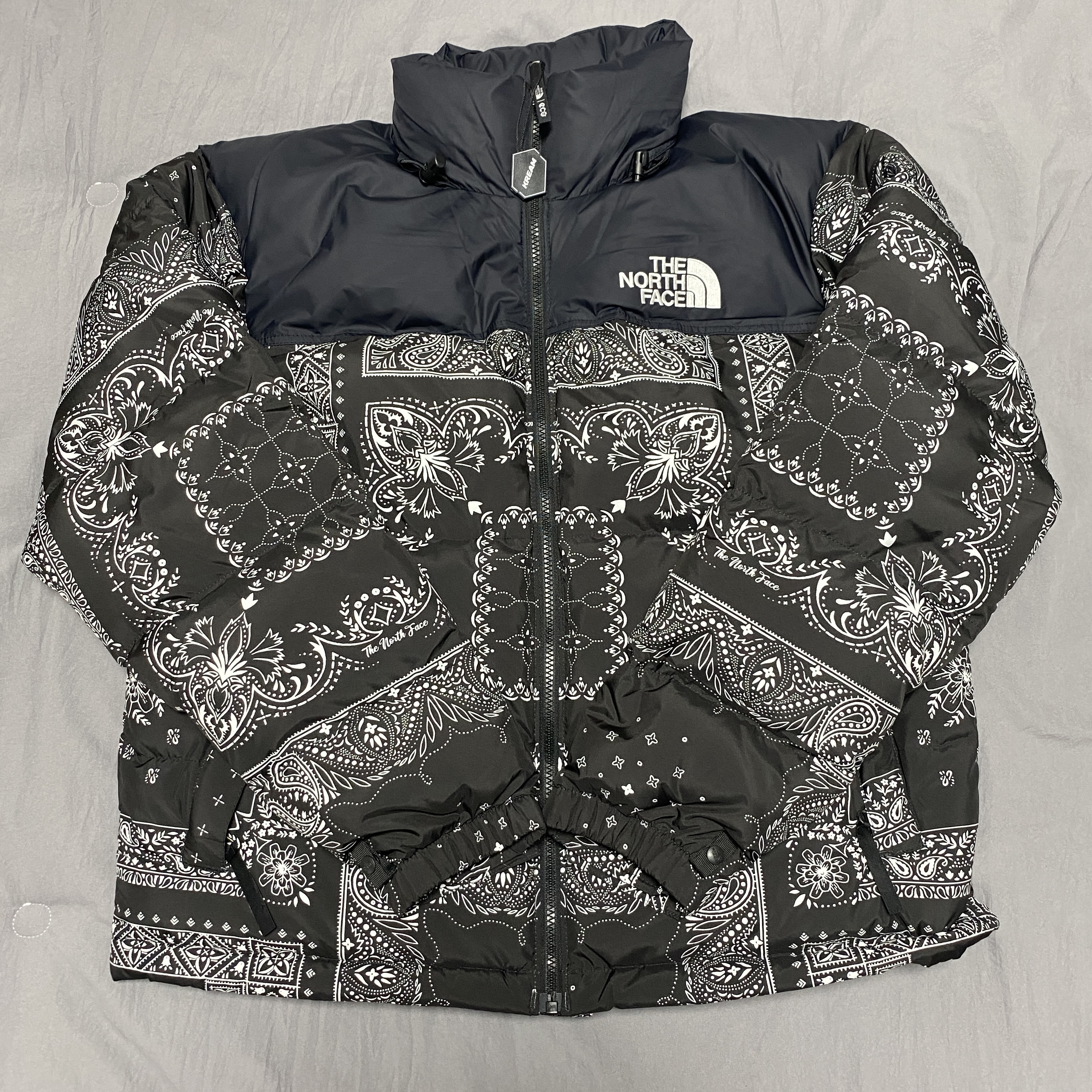 The North Face 1996 Novelty Nuptse Jacket Real Black - 21FW 착용 스타일 - 2