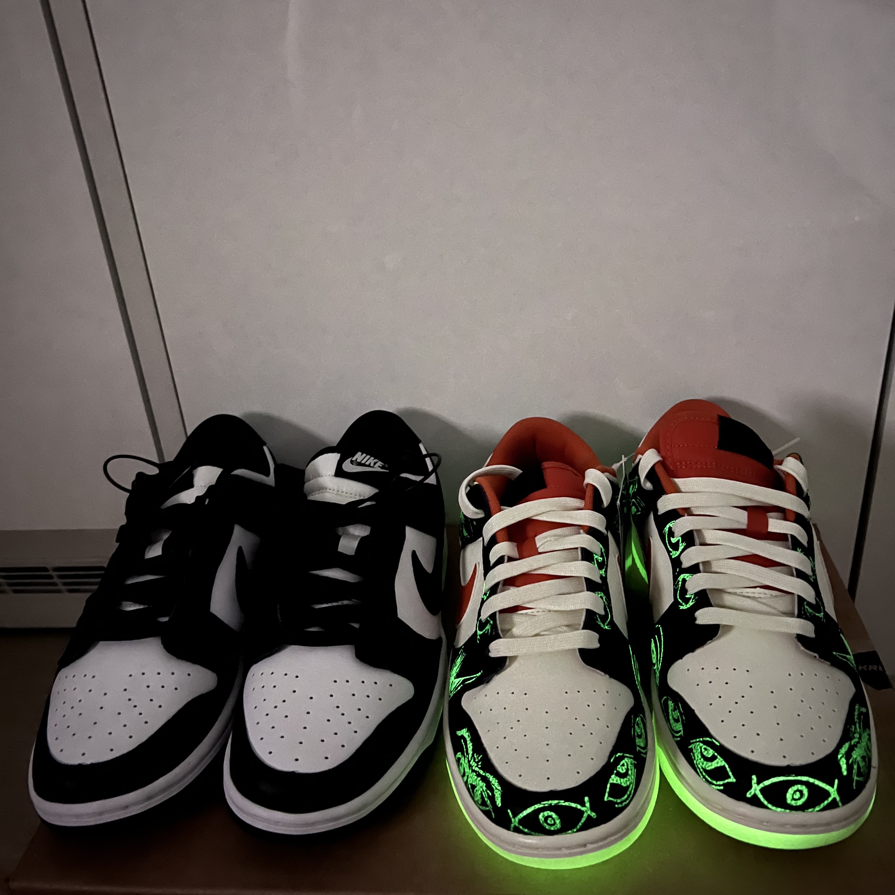 Nike Dunk Low Retro Black, Nike Dunk Low Retro PRM Halloween 착용 스타일 - 3