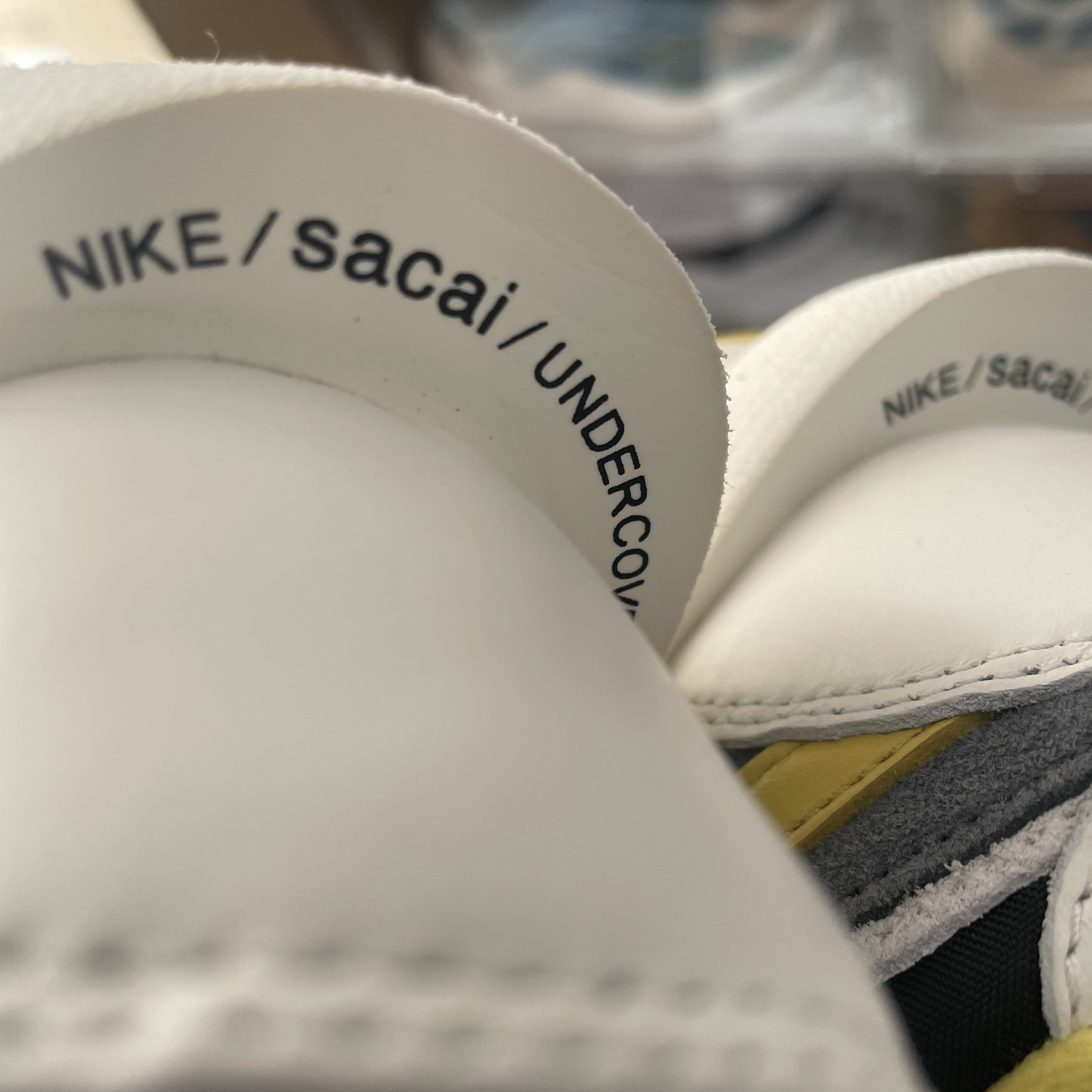 Nike x Sacai x Undercover LDWaffle Black Bright Citron 착용 스타일 - 4