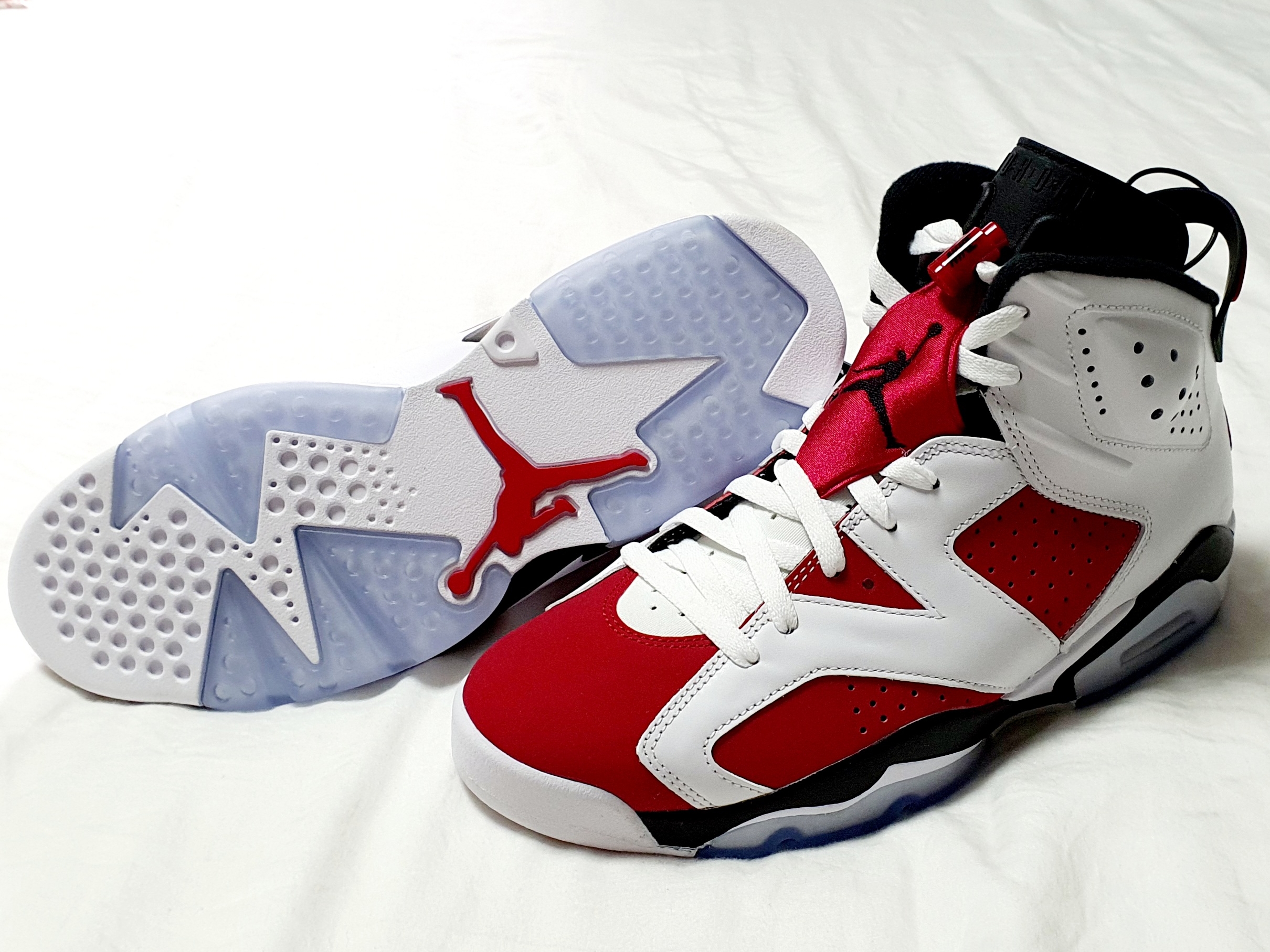Jordan 6 Retro Carmine 2021 착용 스타일 - 1