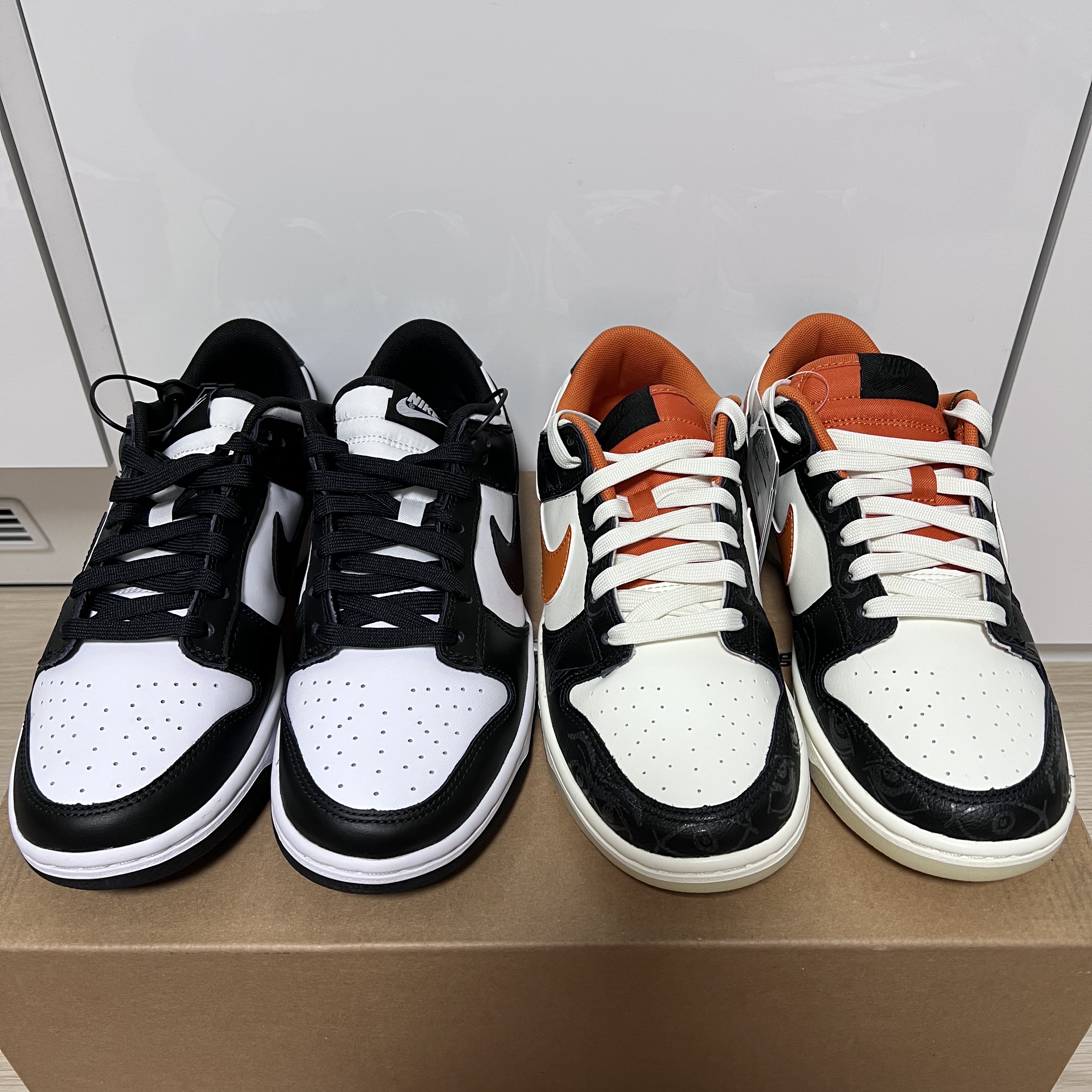 Nike Dunk Low Retro Black, Nike Dunk Low Retro PRM Halloween 착용 스타일 - 2