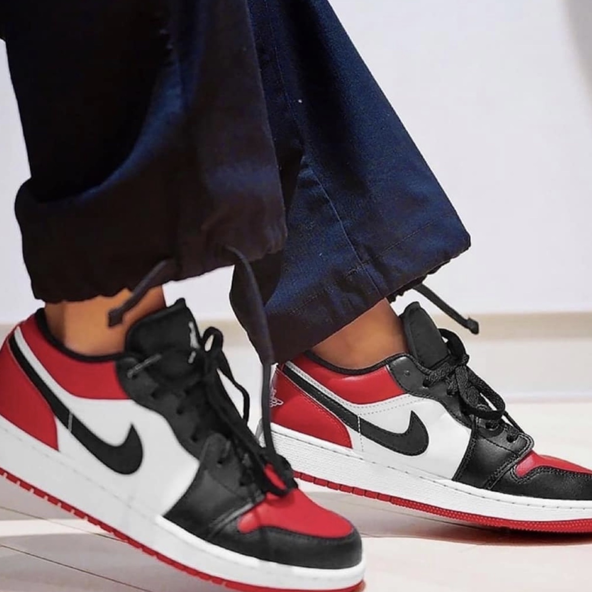 (GS) Jordan 1 Low Bred Toe, Jordan 1 Low Bred Toe 착용 스타일 - 1