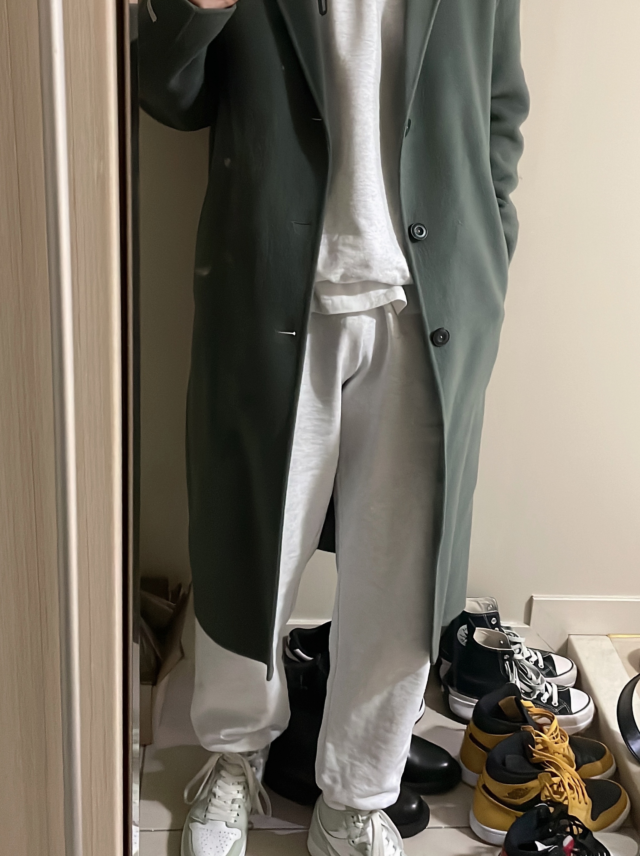 (W) Jordan 1 Retro High OG Seafoam 착용 스타일