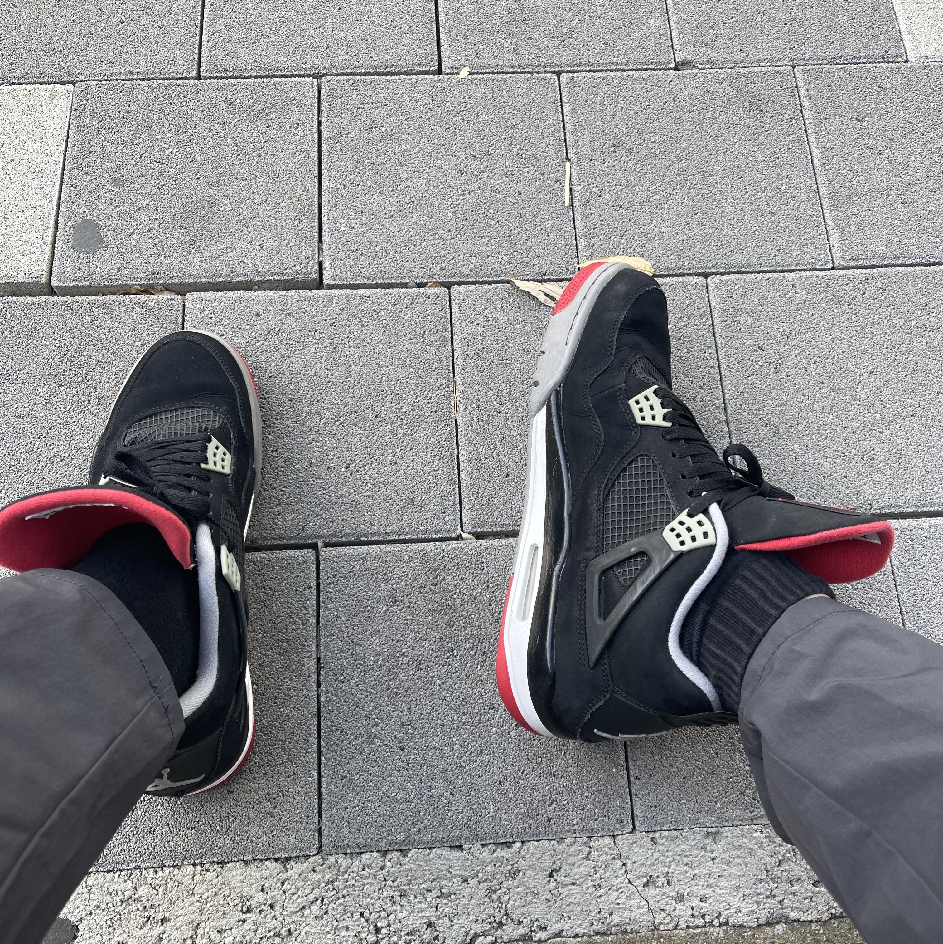 Jordan 4 Retro Black Cement 2012 착용 스타일
