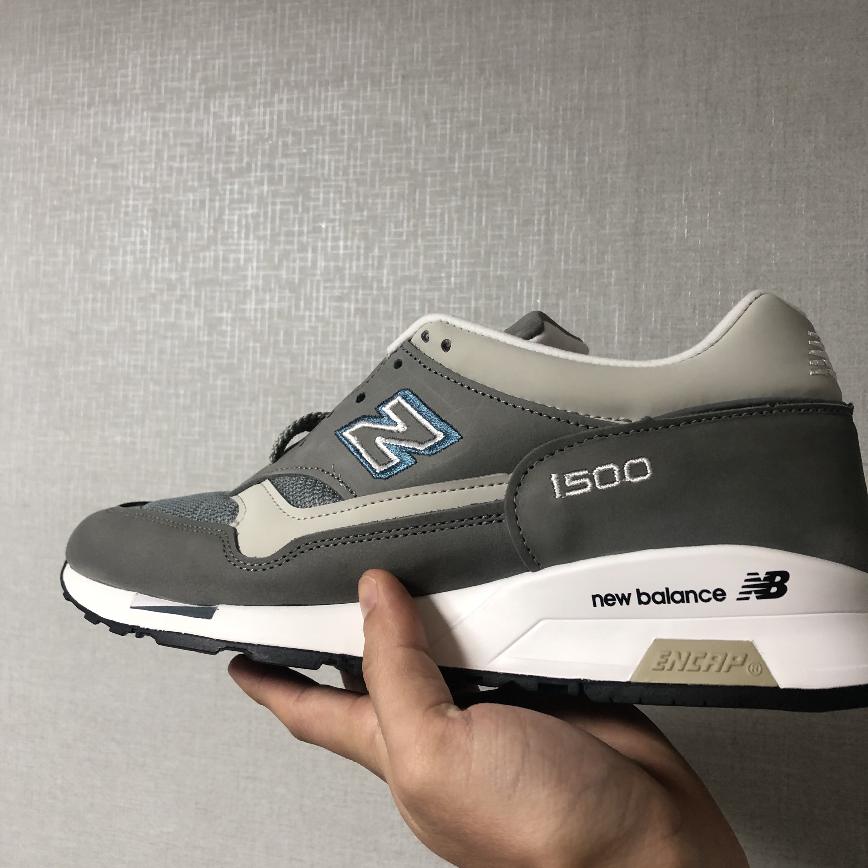 New Balance 1500 Made in UK Grey Slate Blue 착용 스타일