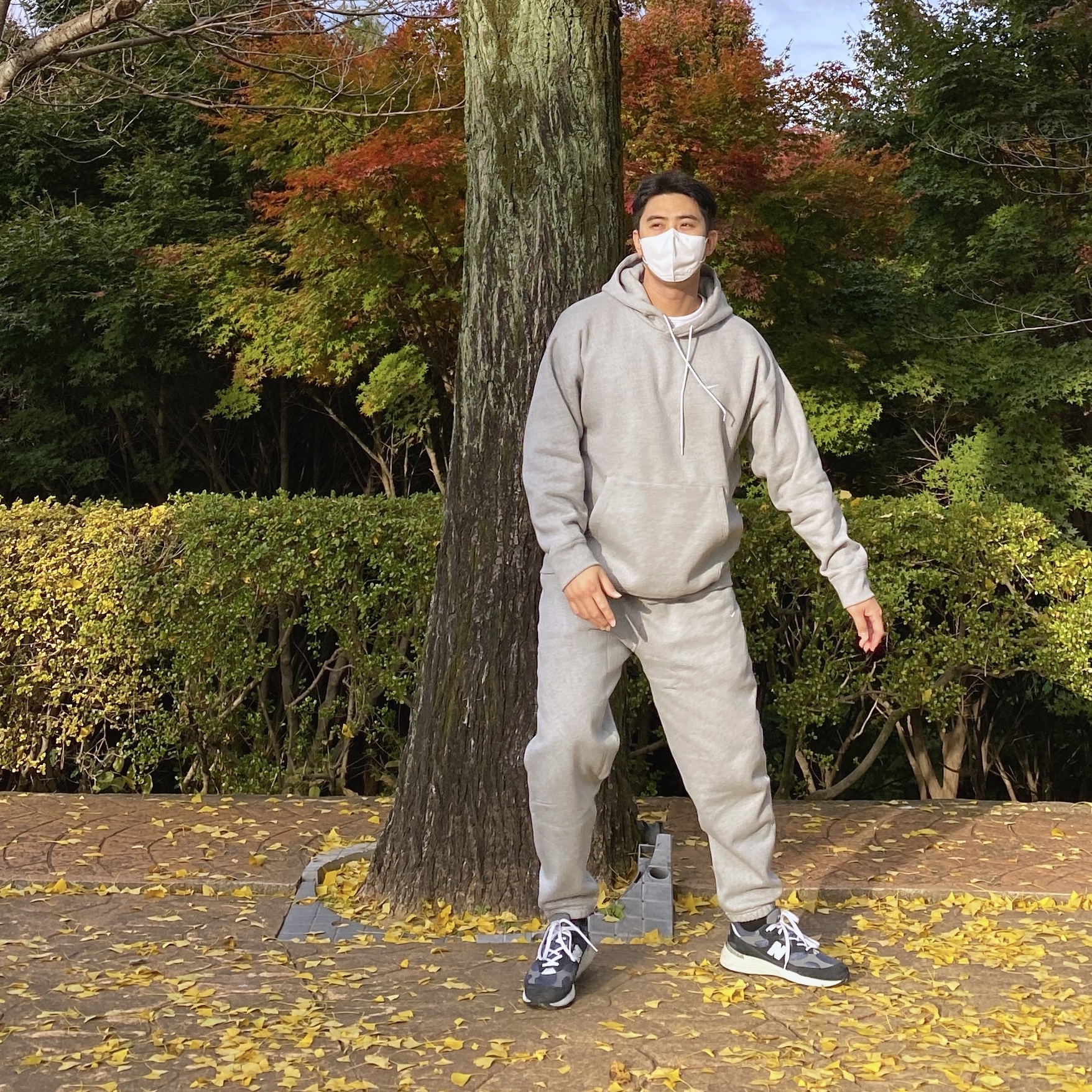 Nike NRG Solo Swoosh Fleece Pants Dark Grey Heather - US/EU, Nike NRG Solo Swoosh Fleece Hoodie Dark Grey Heather - US/EU 착용 스타일