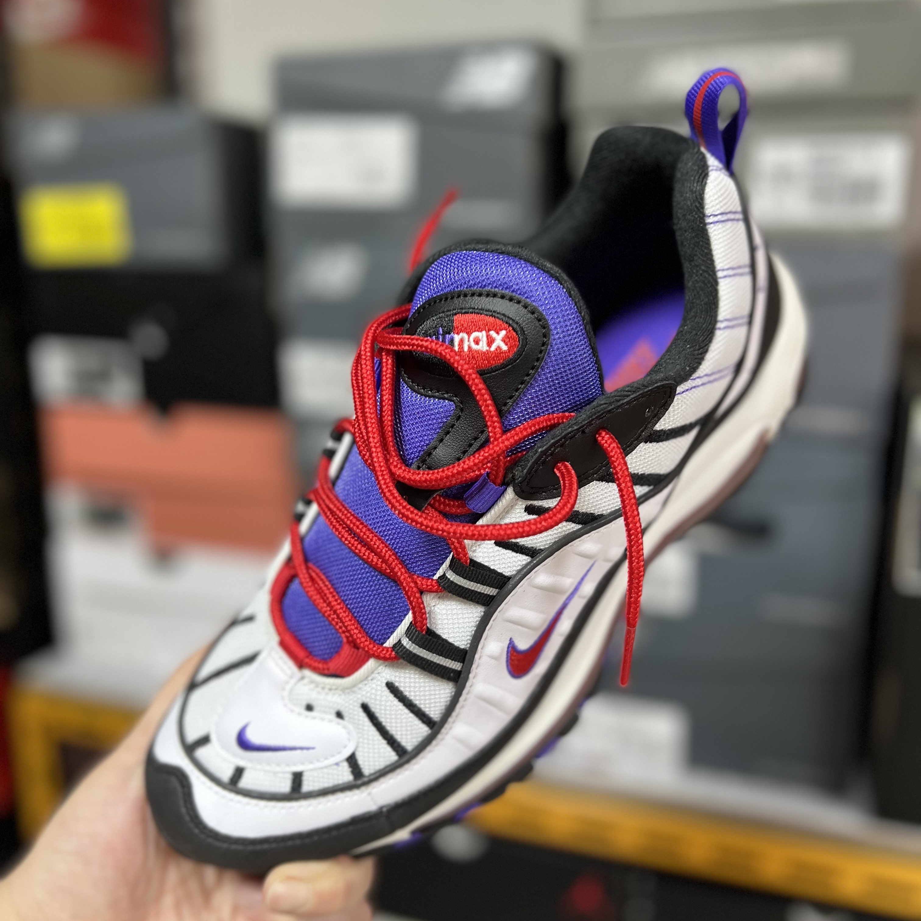 Nike Air Max 98 Raptors 착용 스타일 - 1