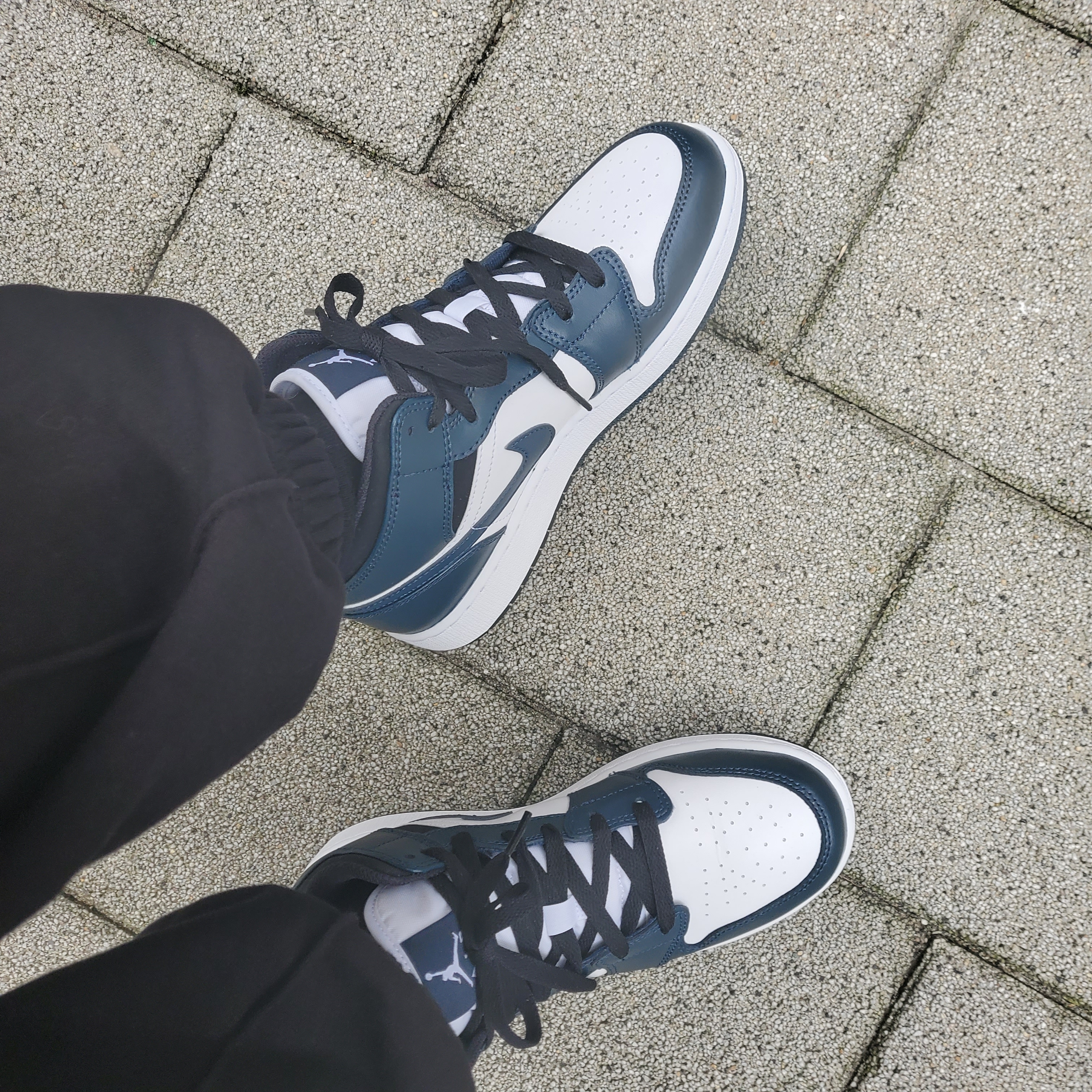 (GS) Jordan 1 Mid Dark Teal 착용 스타일 - 2