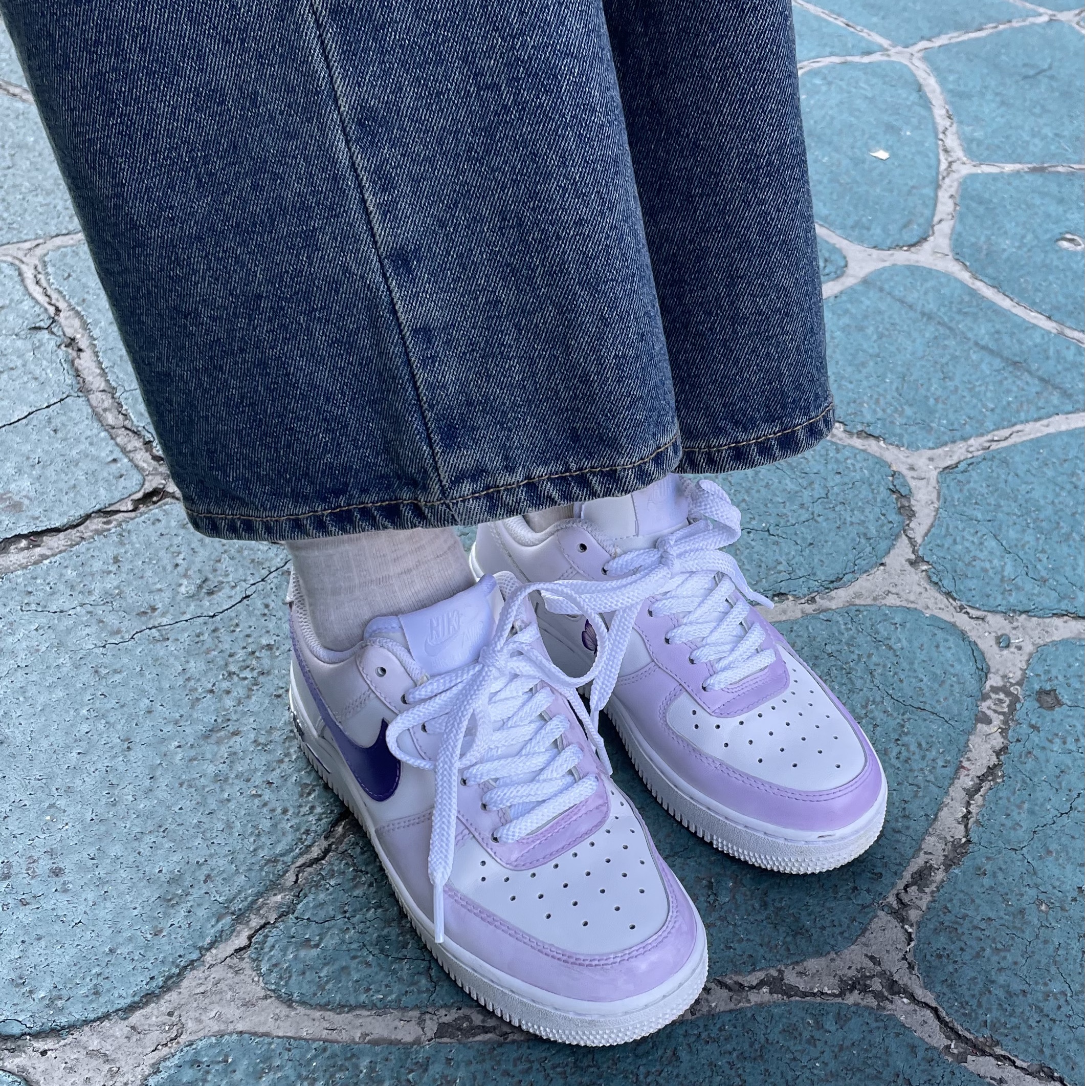 (W) Nike Air Force 1 '07 Low White 착용 스타일 - 1