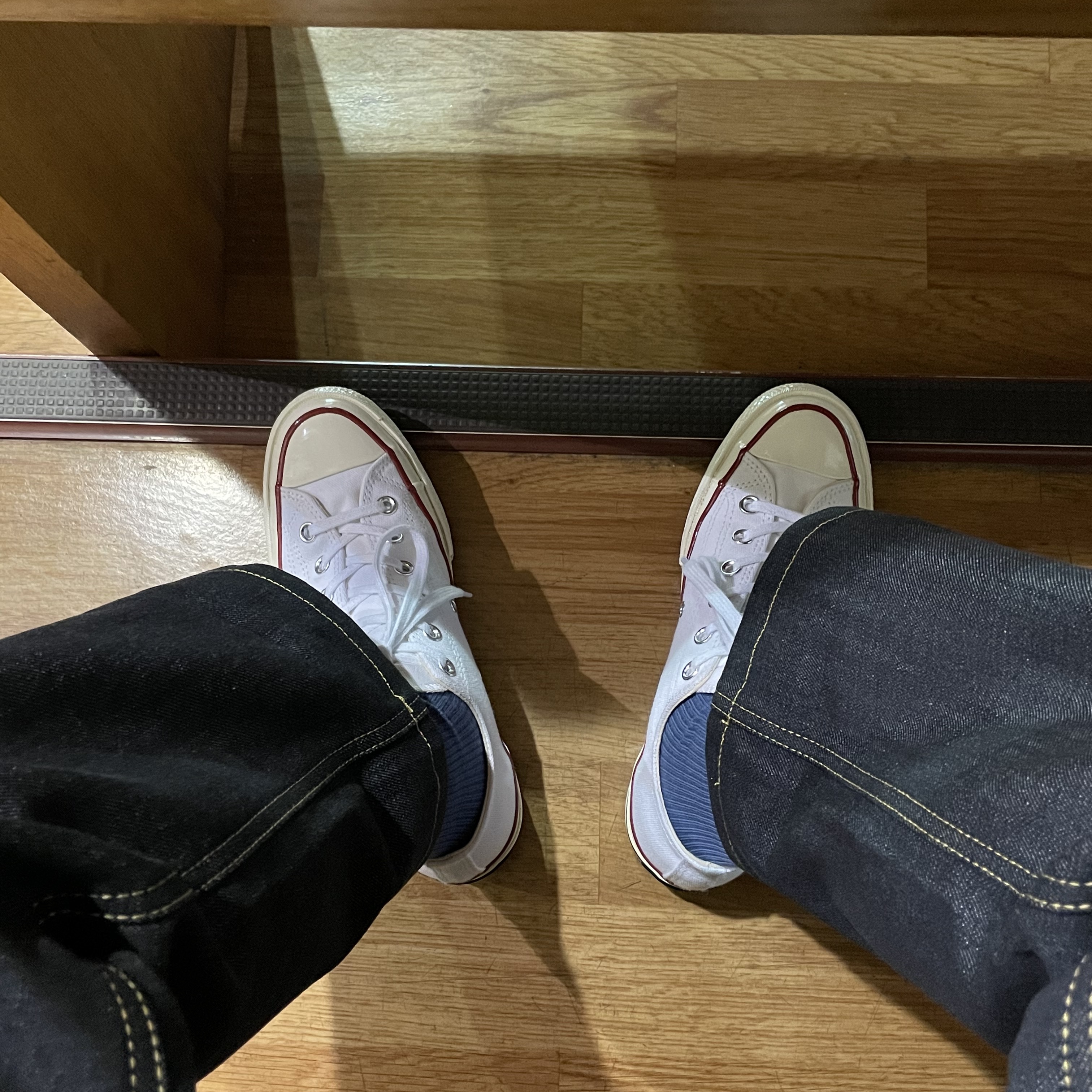 Converse Chuck 70 High Vintage Canvas White 착용 스타일