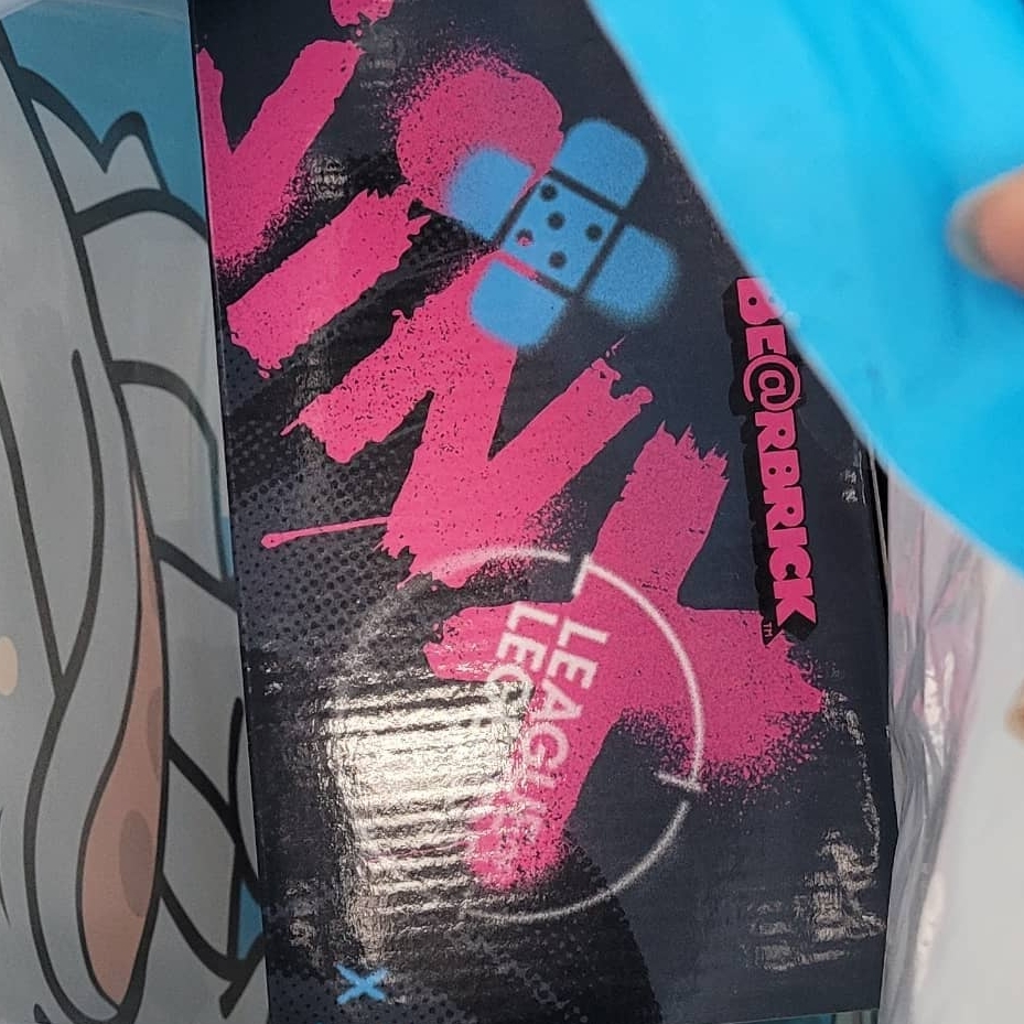 Bearbrick League of Legends Jinx 100% & 400% Set 착용 스타일
